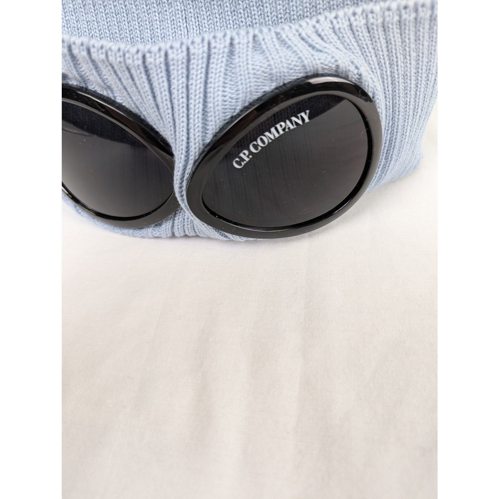 C.P. Company o1rshd1 Q:2 / Size: OS / Goggles Beanie Cap / Hat Light Blue Size ONE SIZE - 7 Thumbnail