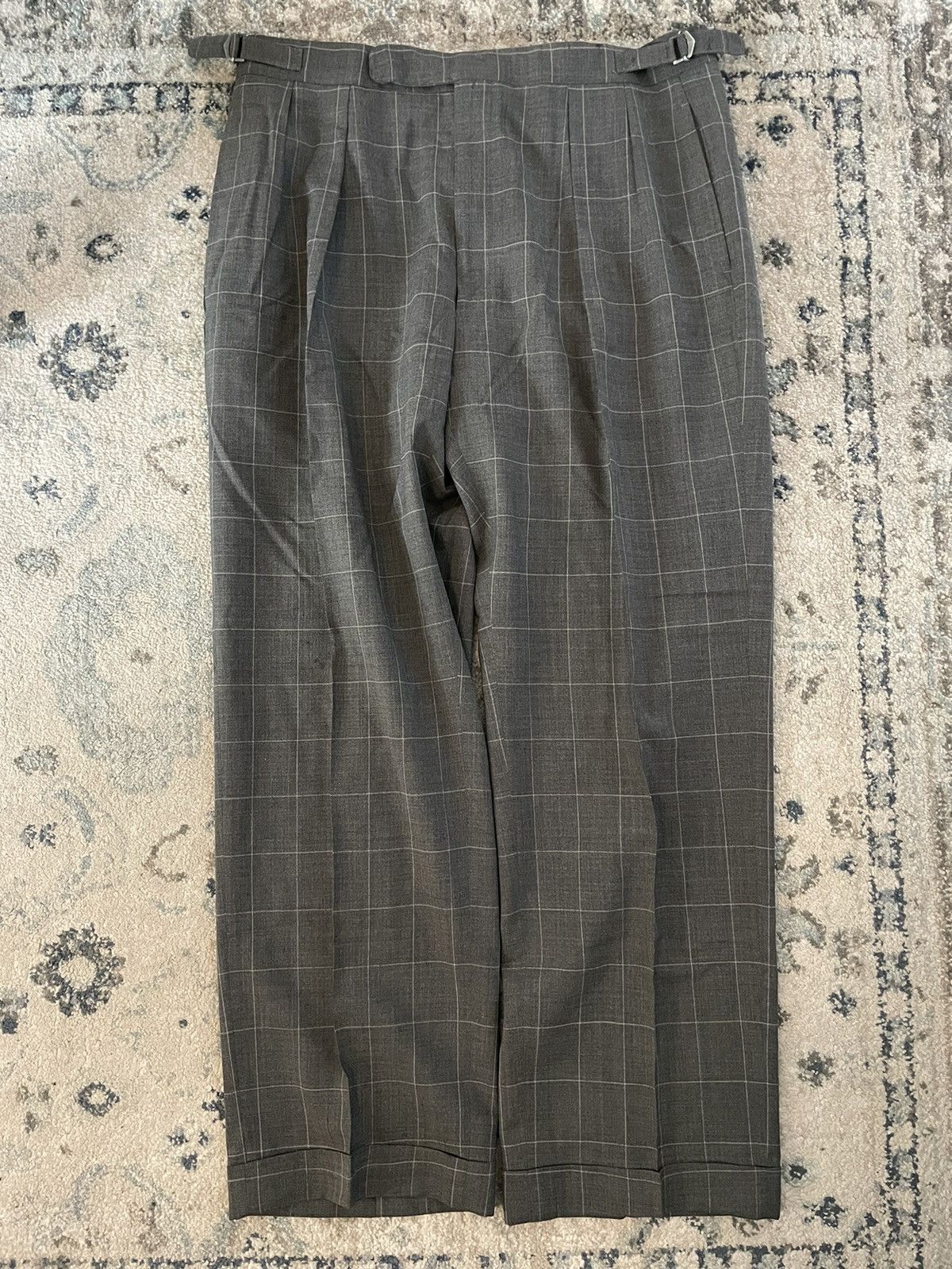 Polo Ralph Lauren × Vintage Vintage Tropical Weight Windowpane Trouser Size US 36 / EU 52 - 5 Thumbnail