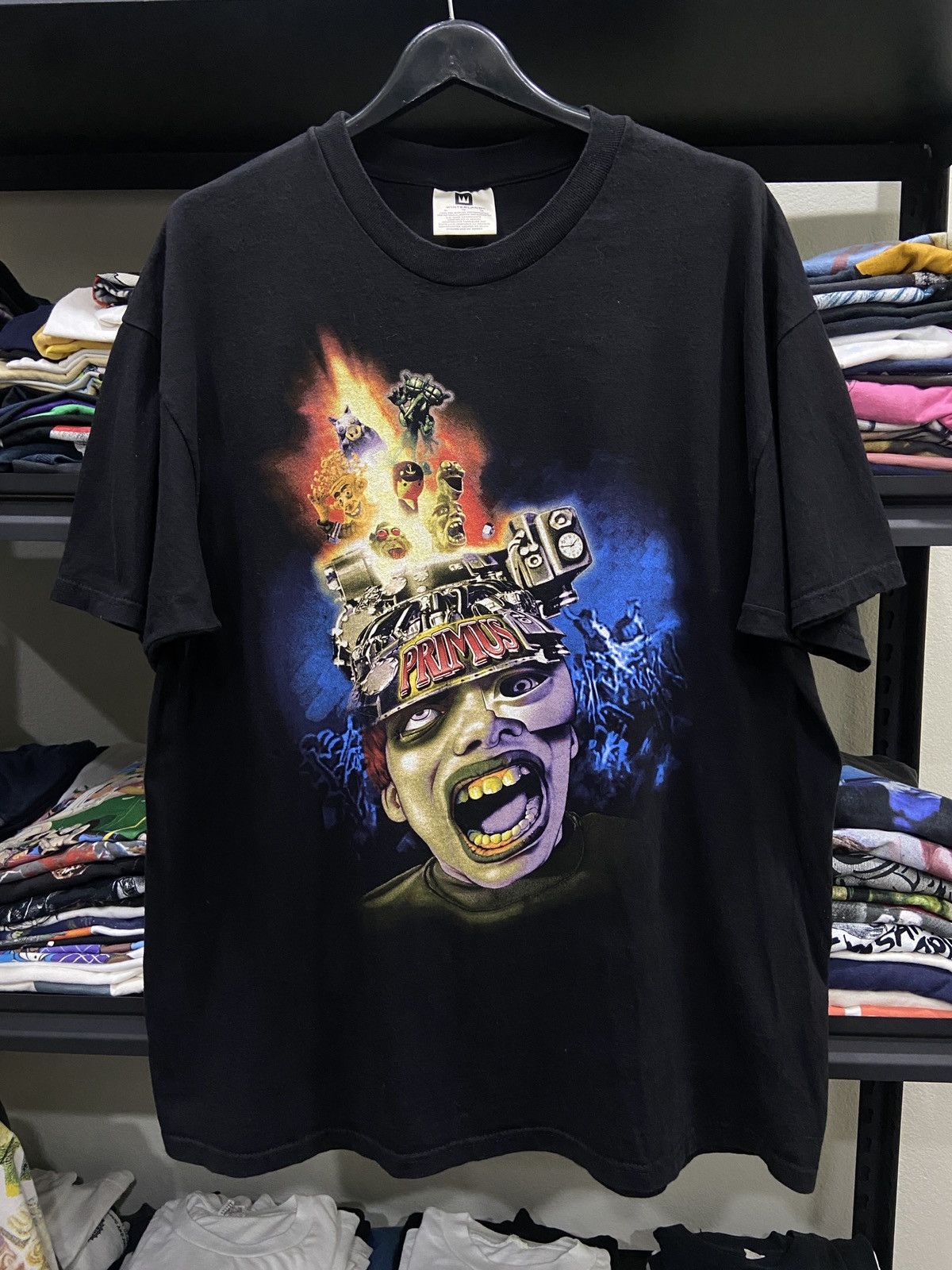Band Tees × Vintage Vintage 1999s PRIMUS Alternative Rock Tour Band TShirt Size US XL / EU 56 / 4 - 1 Thumbnail