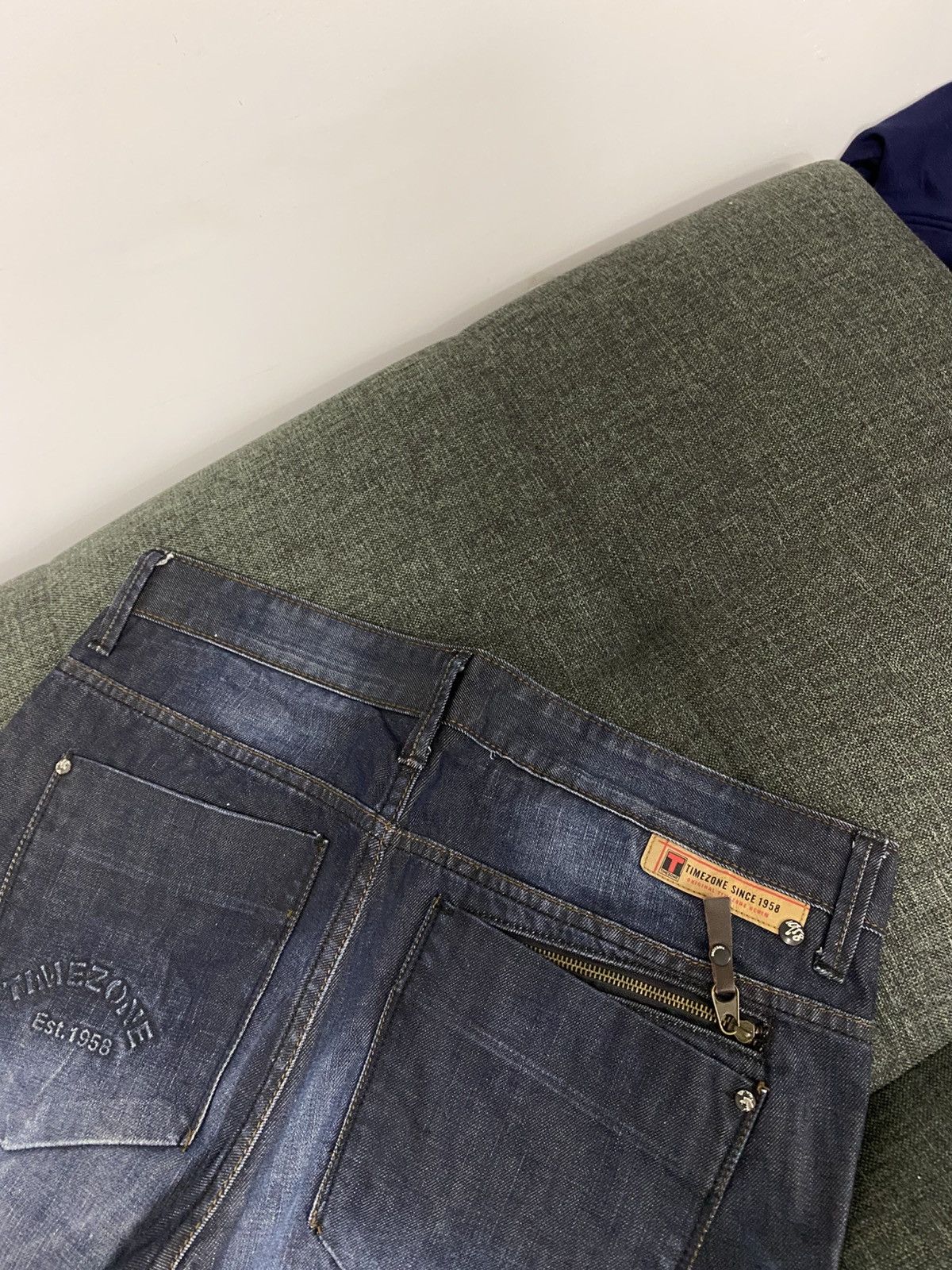 If Six Was Nine Vintage Flared Washed Faded Jeans Japanese Y2K Wide Baggy Size US 34 / EU 50 - 7 Thumbnail