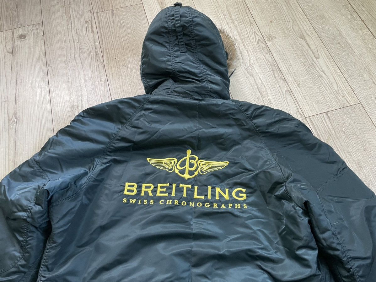 Alpha Industries × Breitling × Vintage Alpha Industries X Breitling Jacket Size US XL / EU 56 / 4 - 21 Thumbnail