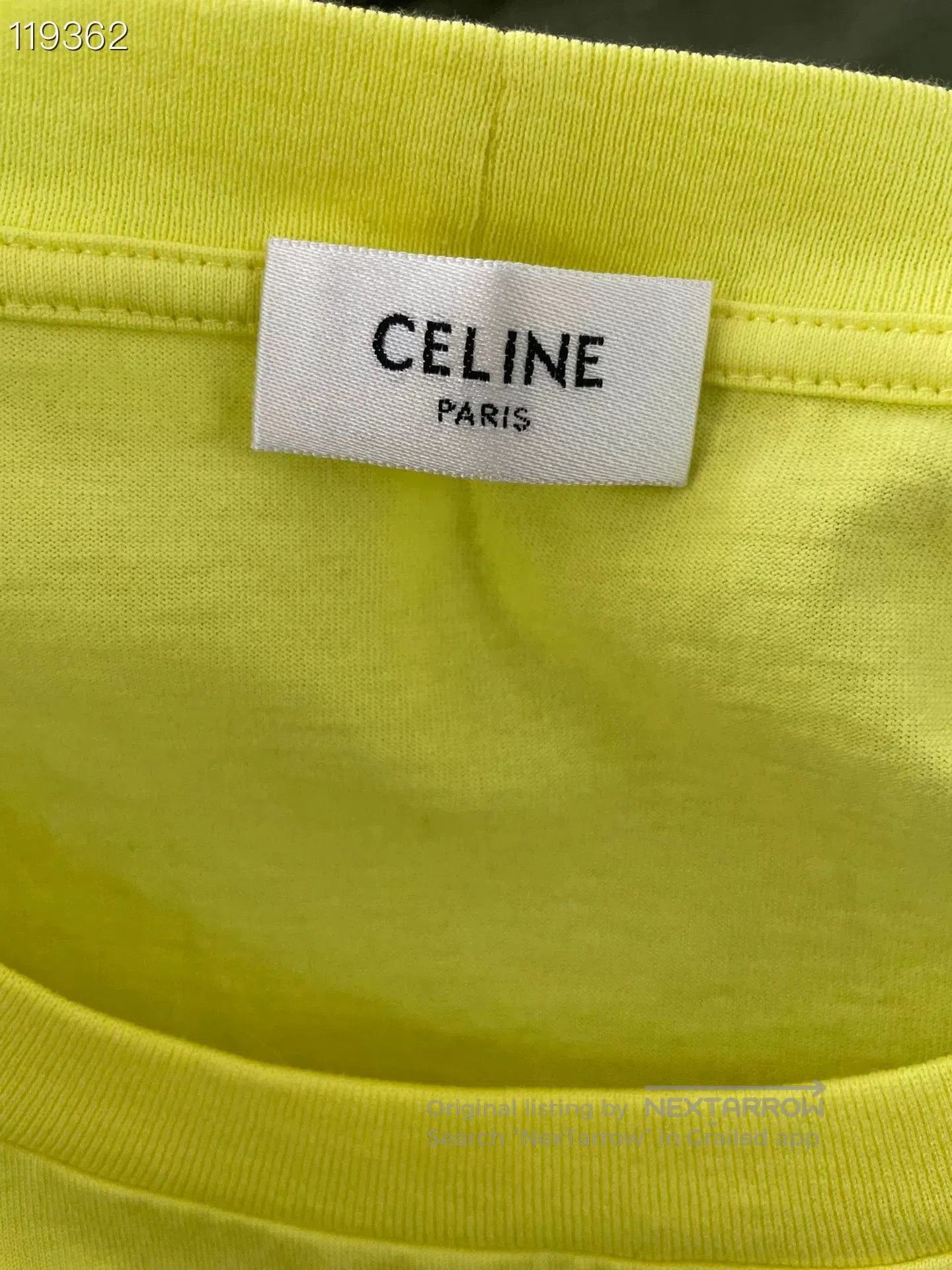 Celine Celine 2022 Candy Yellow Printed Cotton T. Size S / US 4 / IT 40 - 3 Thumbnail