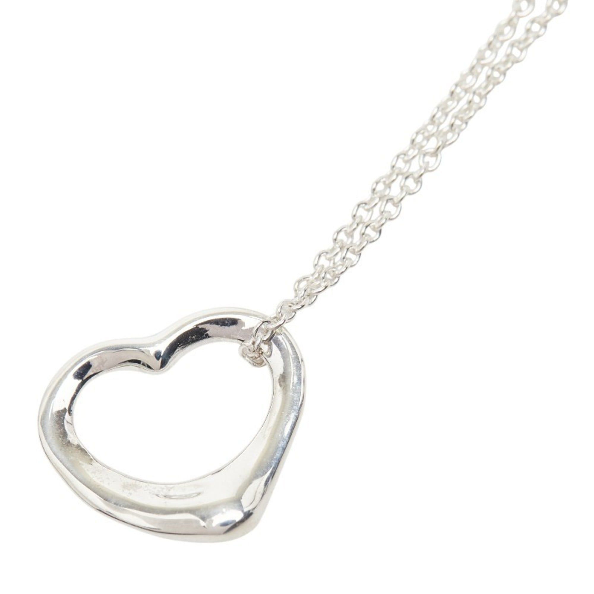 Tiffany & Co. Tiffany SV925 Silver Open Heart Necklace for Women, TIFFANY & Co. Size ONE SIZE - 1 Thumbnail