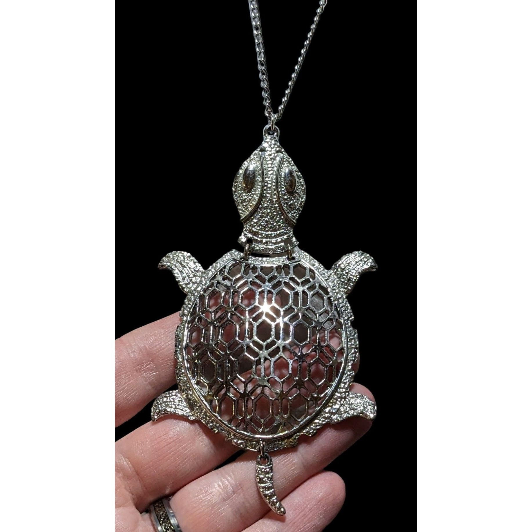 Other Vintage Articulated Turtle Necklace Size ONE SIZE - 2 Thumbnail