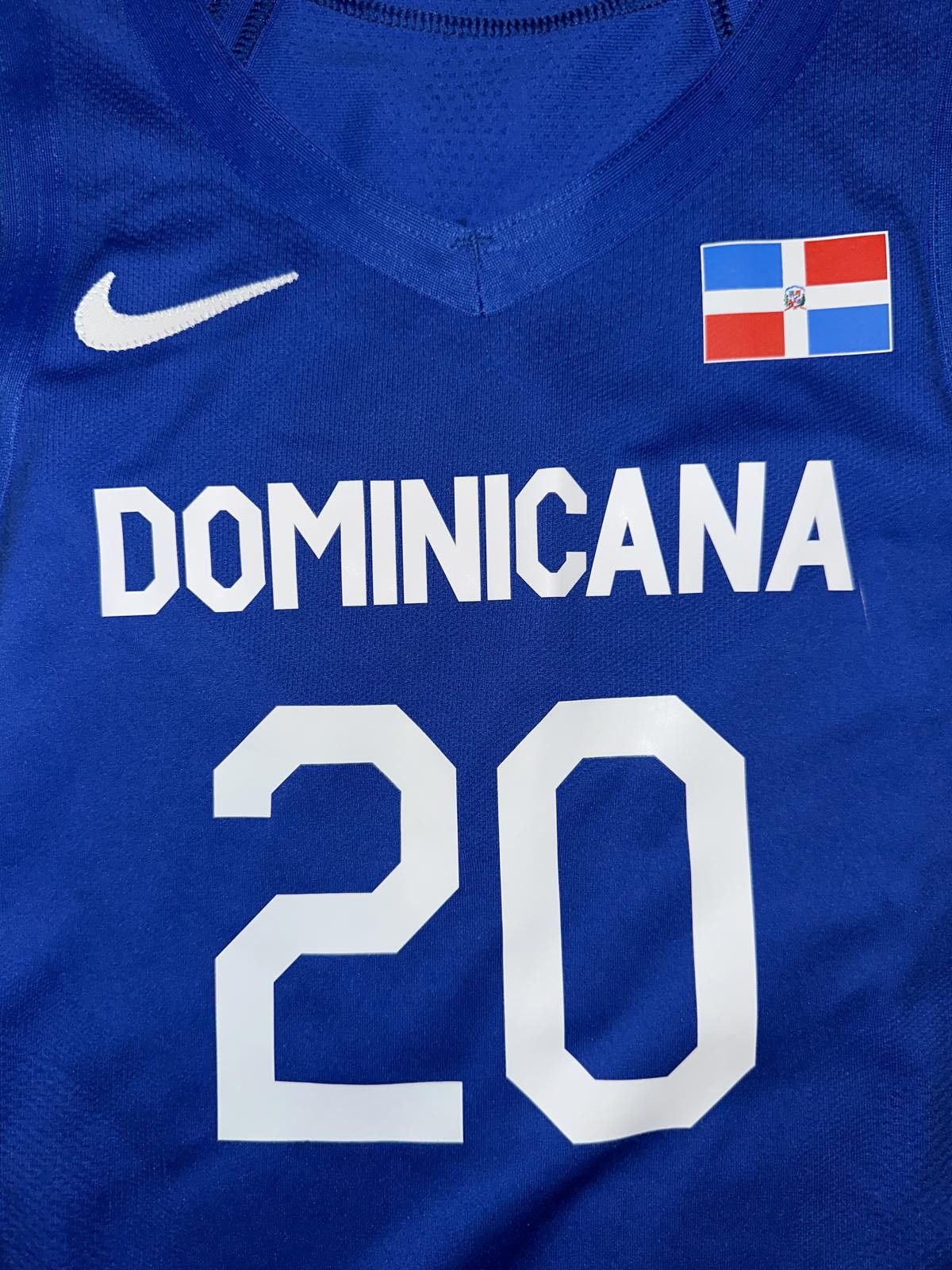 Nike Nike Men’s 2020 Olympic Basketball Dominicana Team Issue Blue Jersey Size US M / EU 48-50 / 2 - 3 Thumbnail