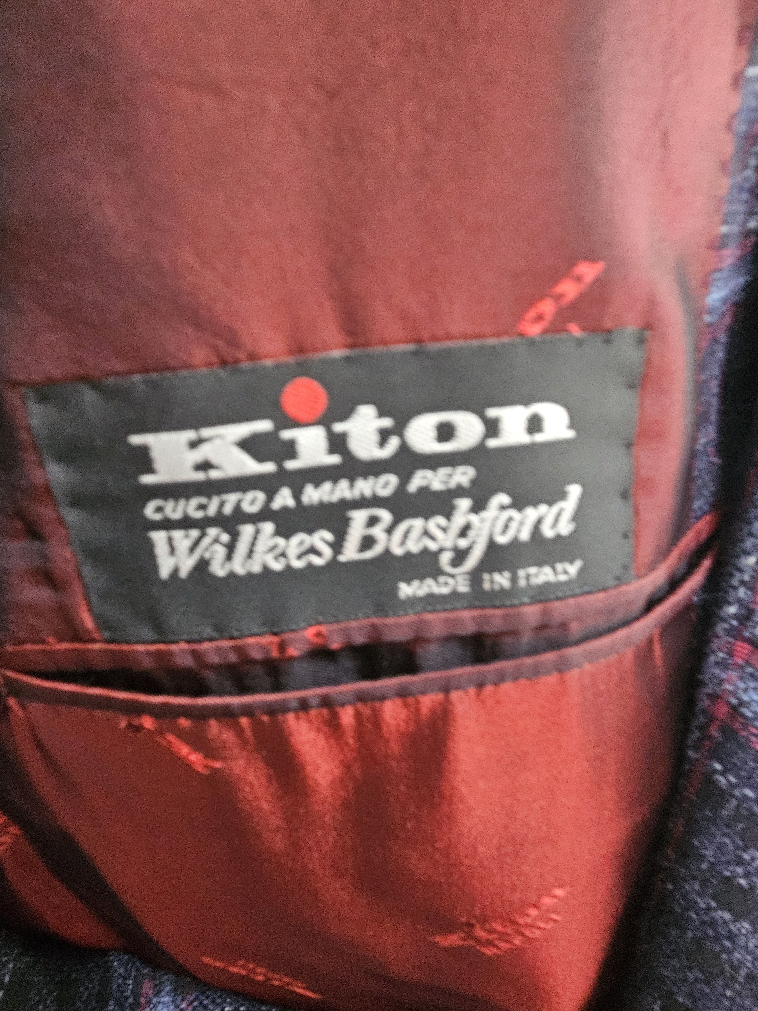 Kiton Kiton Napoli Cashmere Silk Sport Coat Blazer Made in Italy Size 46L - 4 Thumbnail