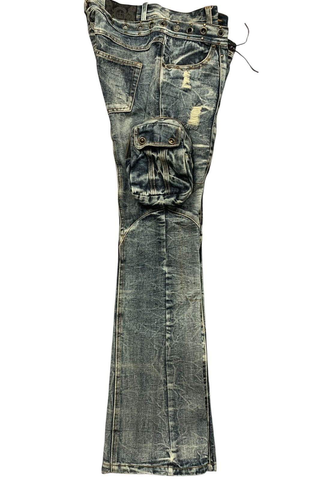 LOWBOX Y2k LOWBOX double waist flared seditionaries 3D pocket ifsix Size US 30 / EU 46 - 9 Thumbnail