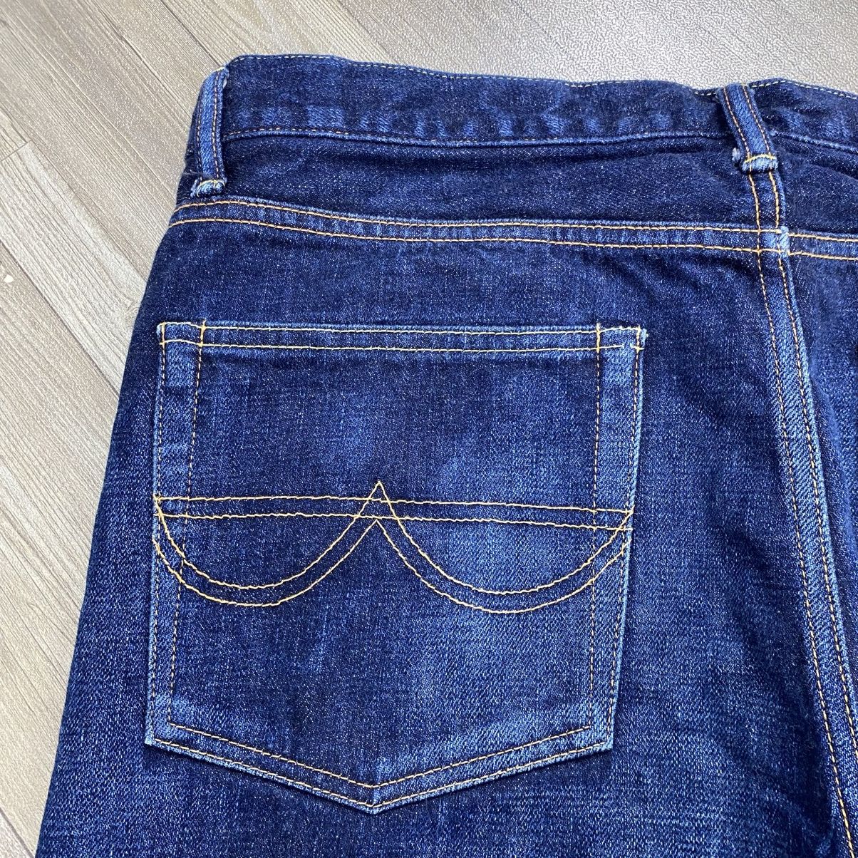 Japanese Brand Blue Paint Overalls Japan Selvedge Raw Denim Pants Size US 30 / EU 46 - 15 Thumbnail