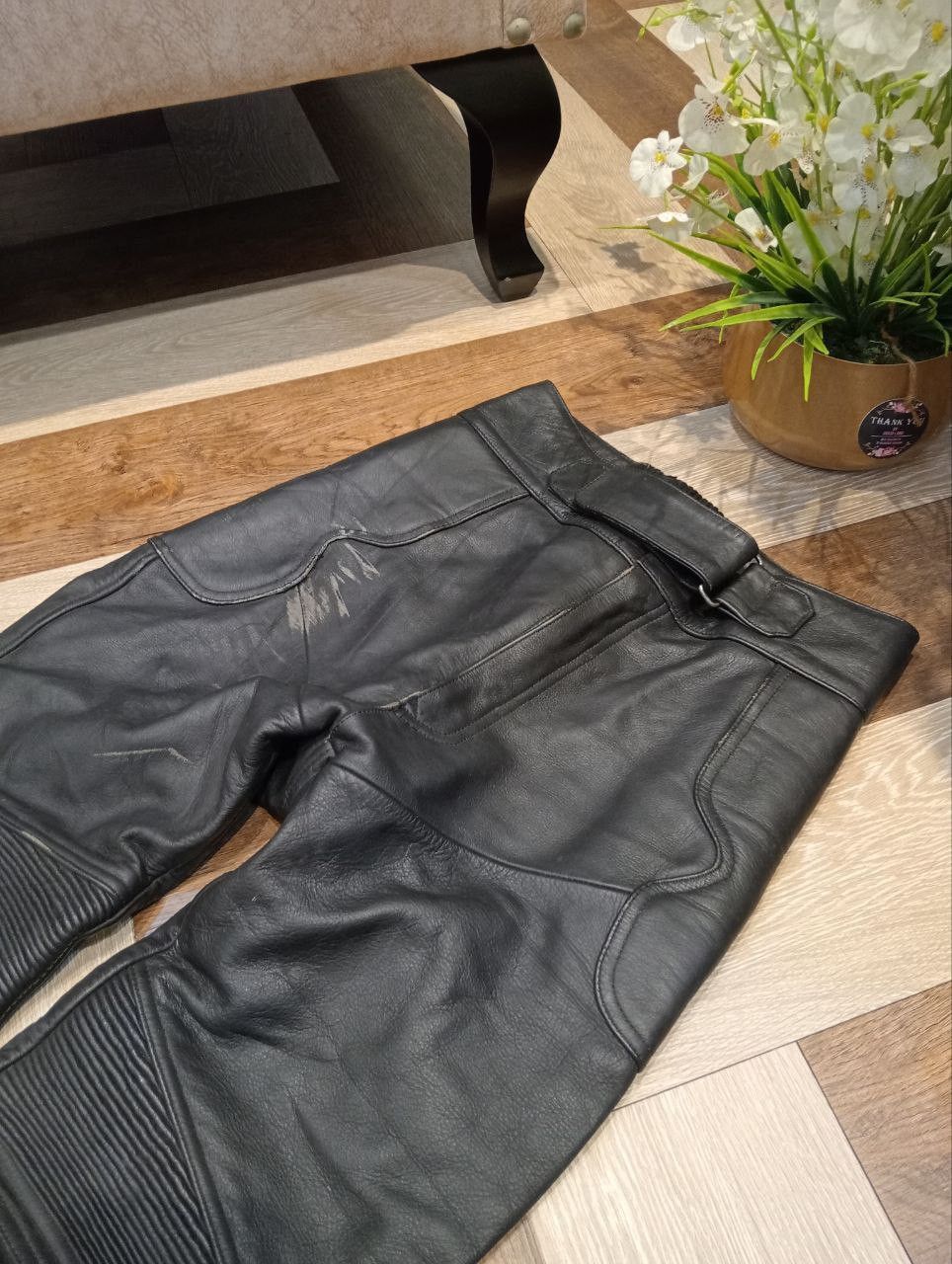 Gear for Sports SRP RIDING GEAR MOTORCYCLE LEATHER PANTS Size US 29 - 8 Thumbnail