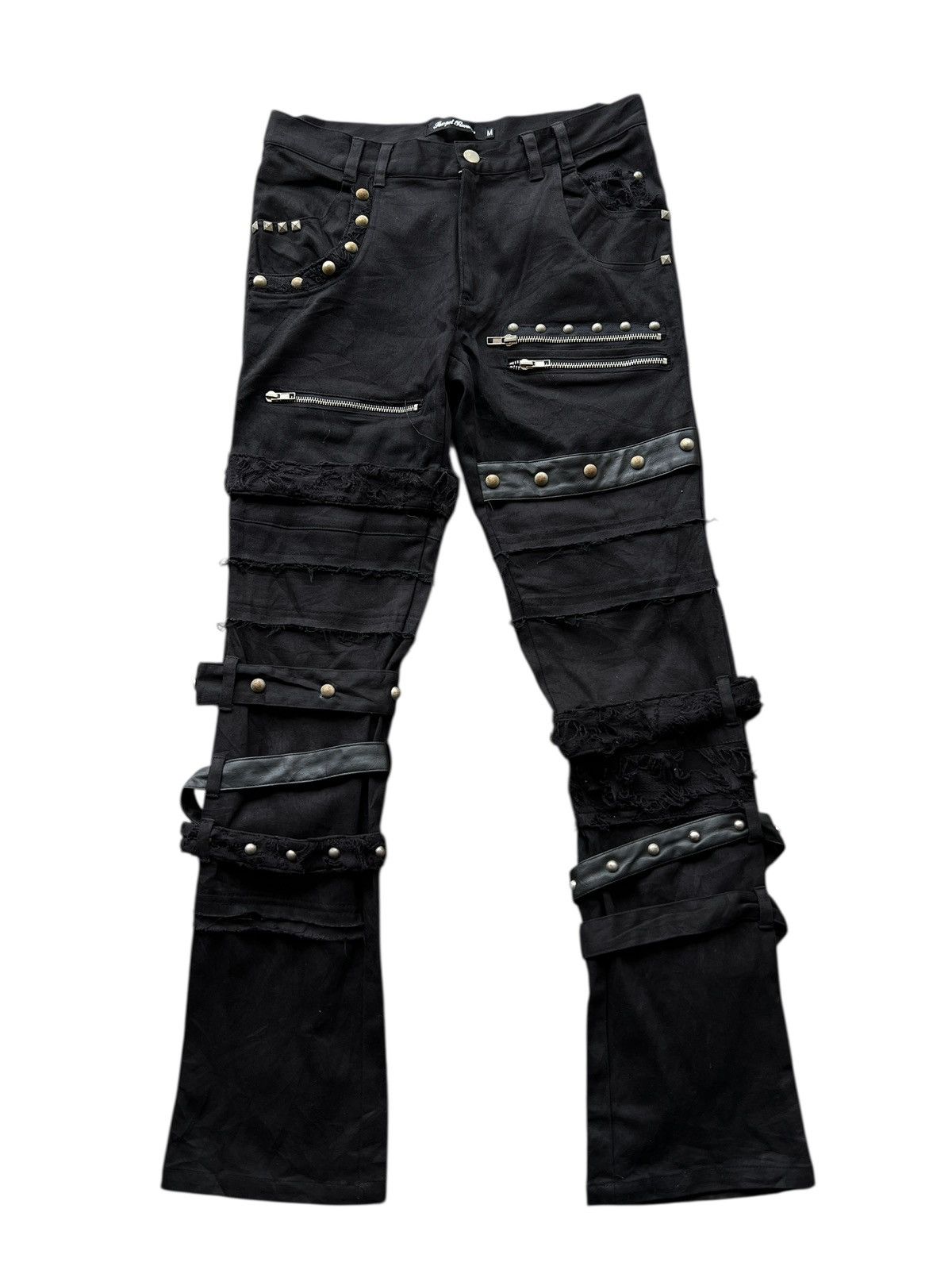 Hysteric Glamour 🔥 Sex Pot Revenge Bondage Embellished Covertible Pant Size US 30 / EU 46 - 6 Thumbnail