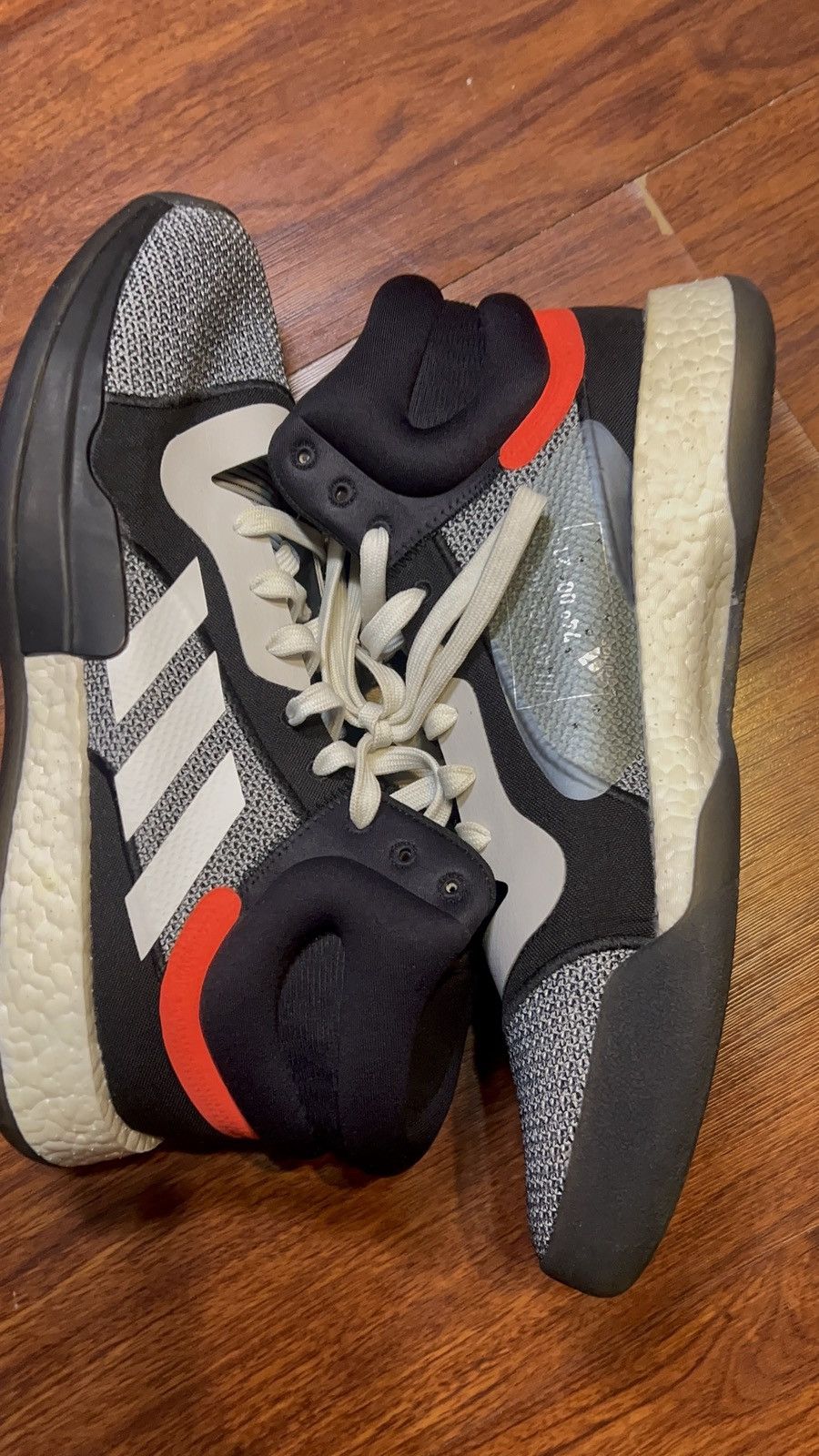 Adidas Adidas’s Marquee Boost Mid 'Core Black' BB7822 Size US 14 / EU 47 - 4 Thumbnail