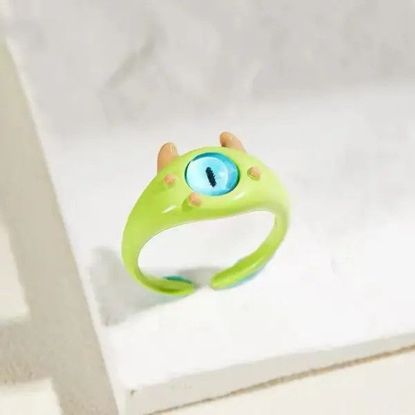 Jewelry Masumizu x Aoba Cute Monster One Adjustable Ring Size ONE SIZE - 8 Thumbnail