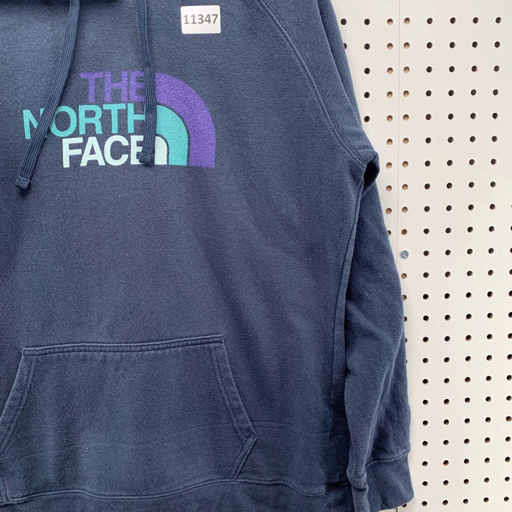 The North Face The North Face Hoodie Womens Medium Blue Outdoor 20.5x25.5 Sweatshirt Pullover Casual Travel Mens Womens Size M / US 6-8 / IT 42-44 - 3 Thumbnail