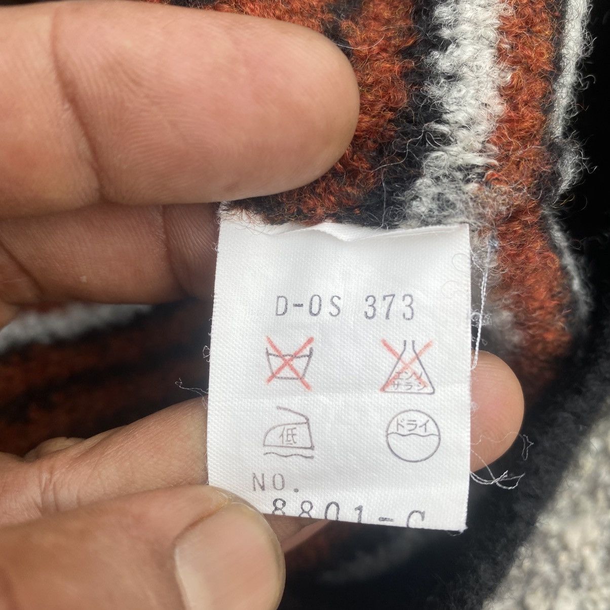 Kansai Yamamoto Rare Vintage Kansai Man Knit Sweatshirt Size US M / EU 48-50 / 2 - 9 Thumbnail