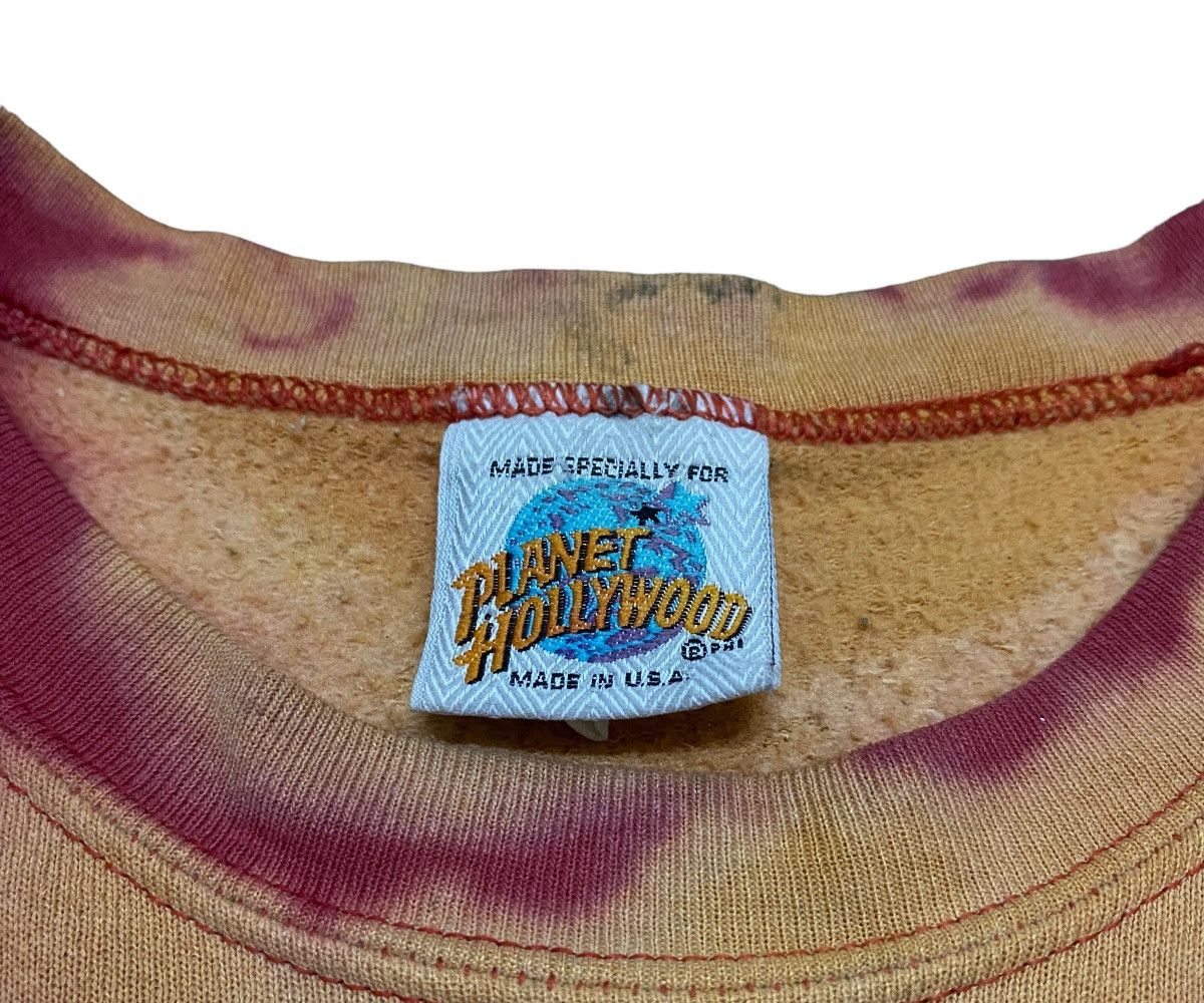 Planet Hollywood × Vintage Vintage Planet Hollywood Tie Dye Sweatshirt 1990s Size US L / EU 52-54 / 3 - 7 Thumbnail