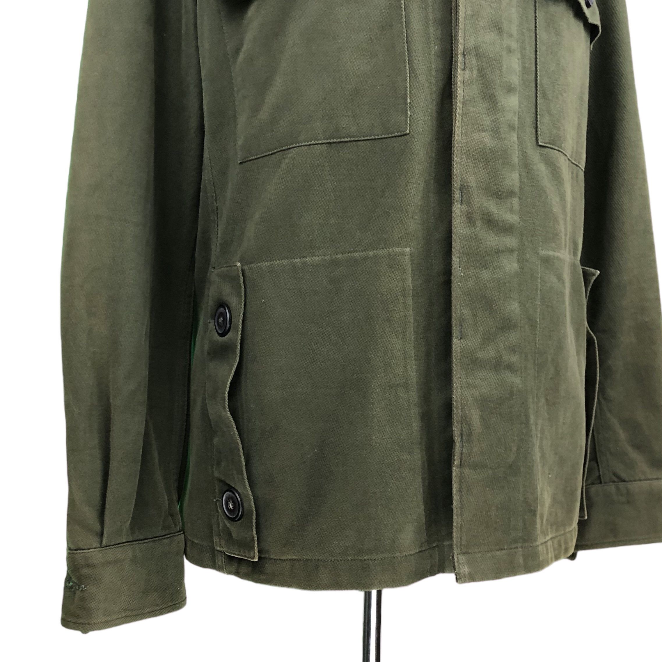 A.P.C. APC Military Green Multipockets Utility Button Wool Jacket Size US M / EU 48-50 / 2 - 5 Thumbnail