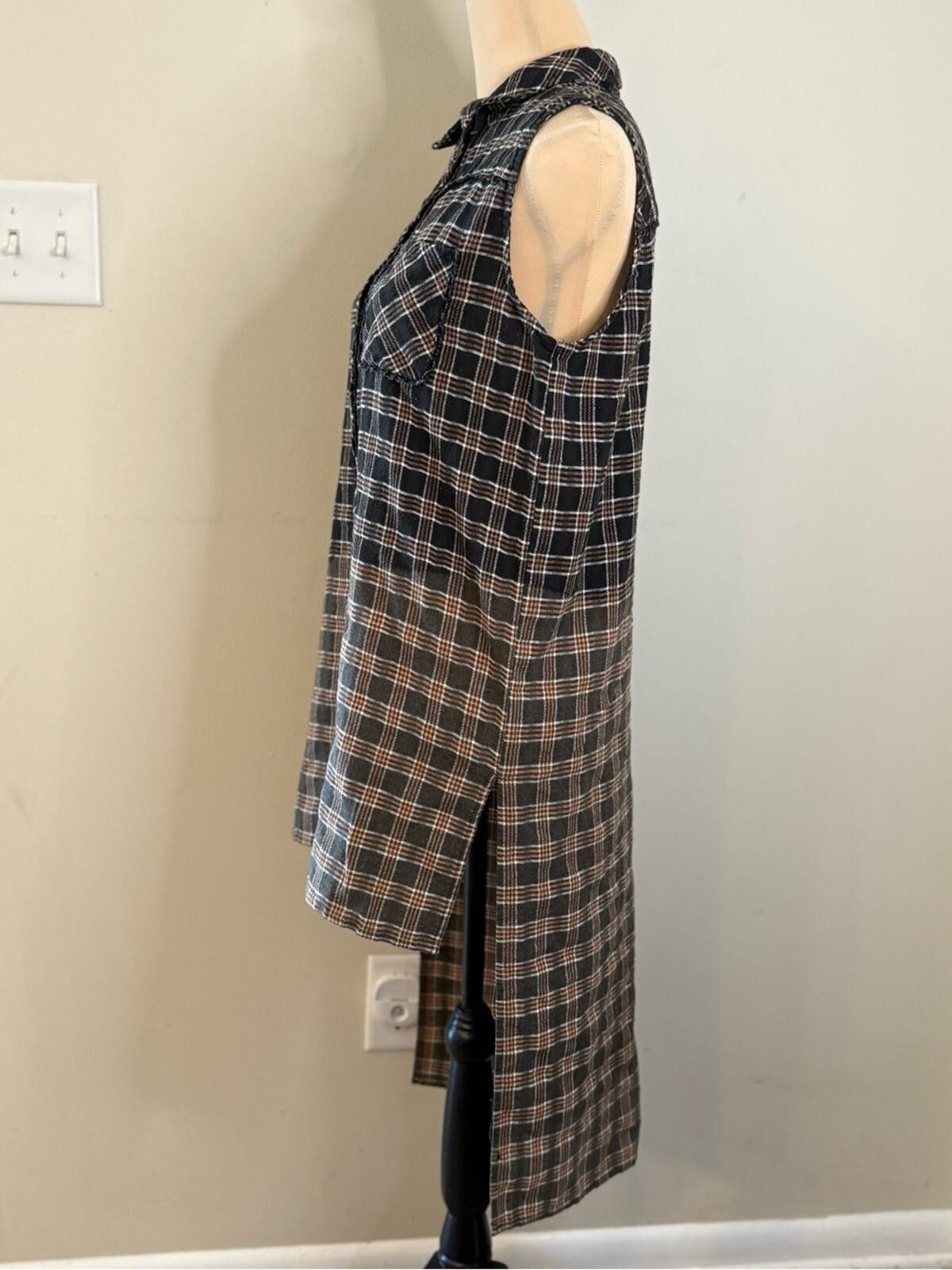 Polo Ralph Lauren POL hombre plaid mini dress tunic top versatile SZ SM Size S / US 4 / IT 40 - 4 Thumbnail
