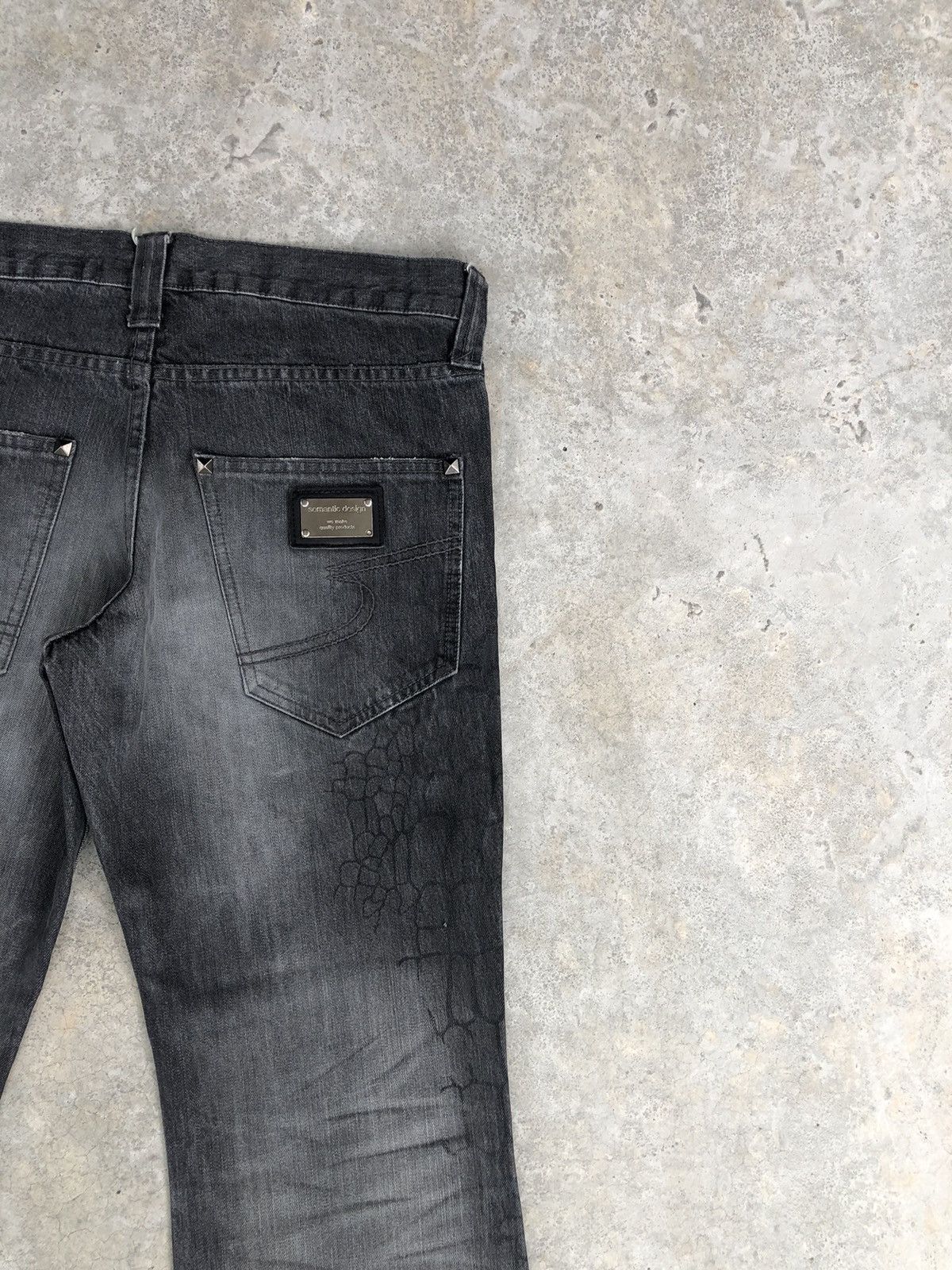 semanticdesign Semantic Design Flared Jeans Distressed Art Style Size US 32 / EU 48 - 10 Thumbnail