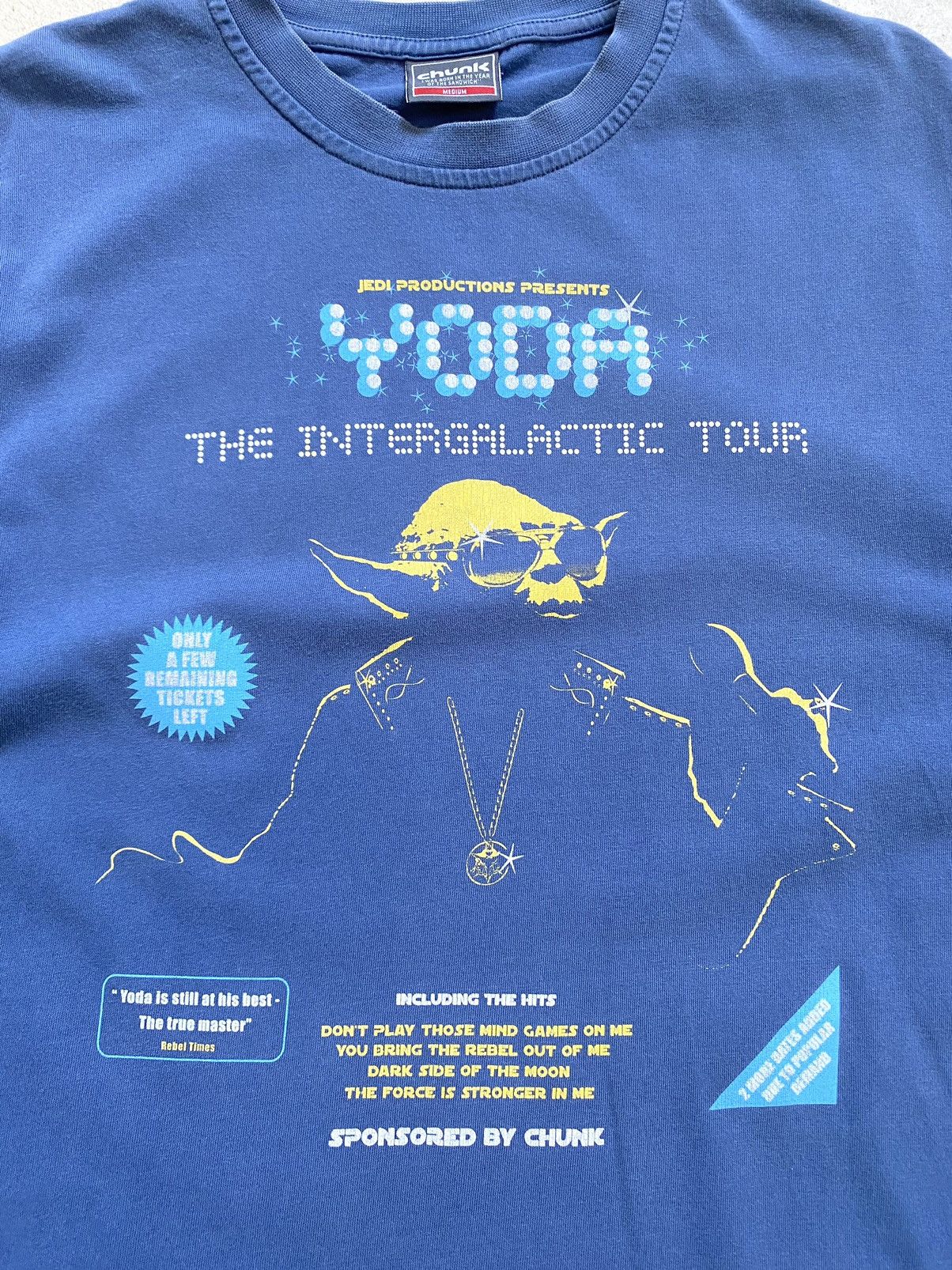 Marvel Comics Vintage 90-00’s Star Wars Yoda Chunk Intergalactic Tour Tee Size US M / EU 48-50 / 2 - 6 Thumbnail