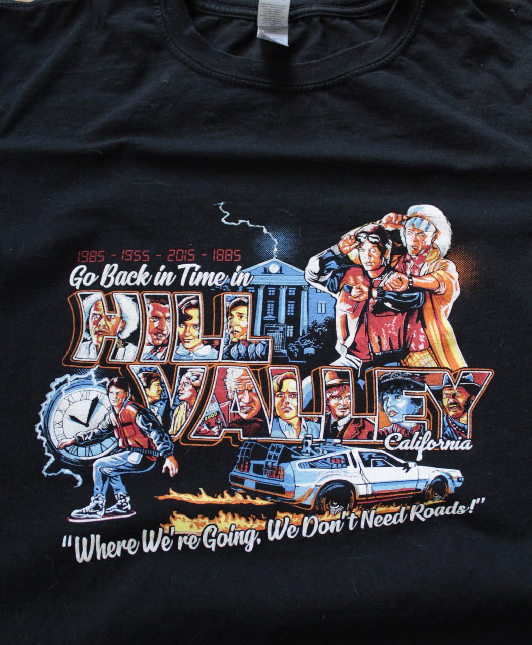 🔥 Vintage Back To The Future Movie Rare T Shirt USA Studios