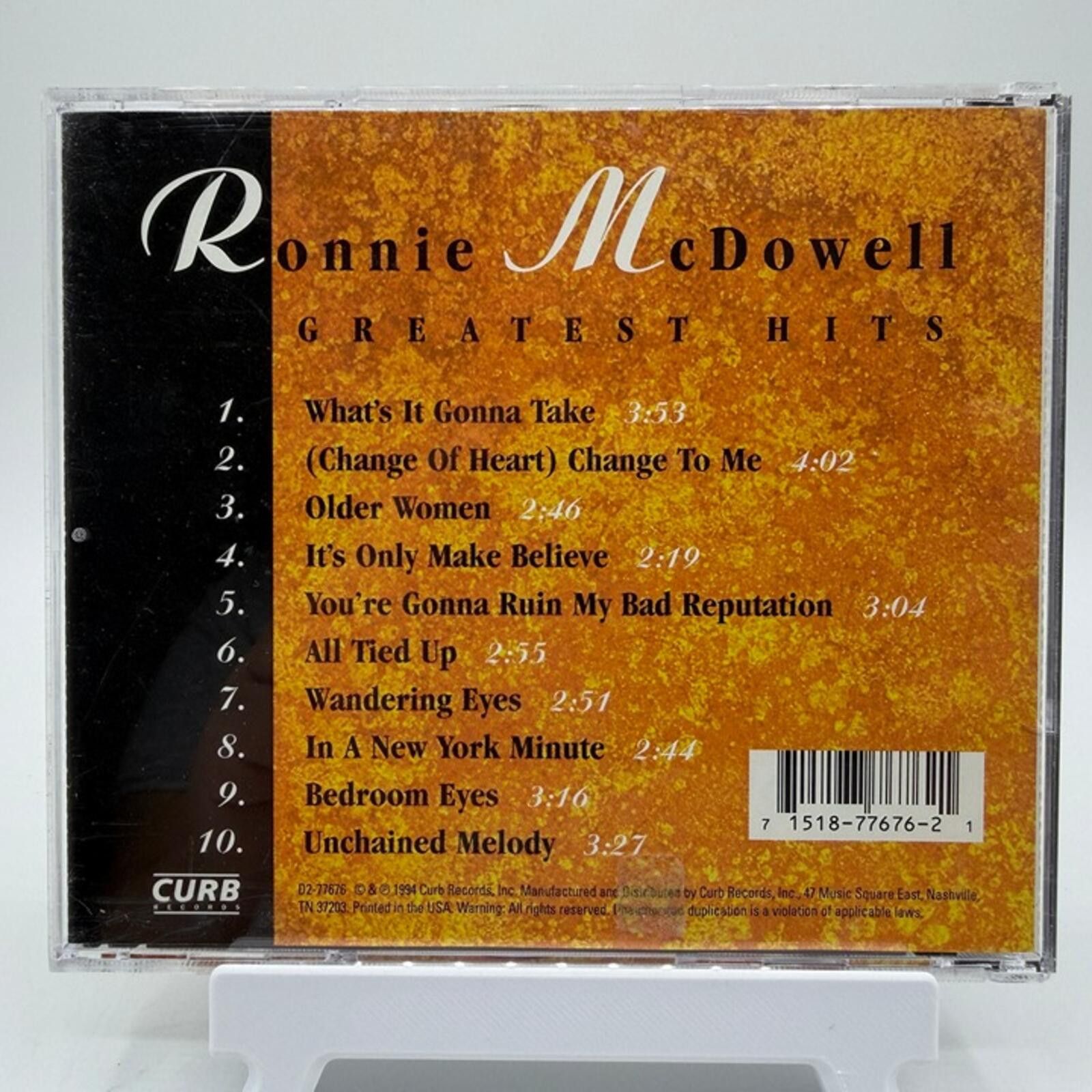 Other Ronnie McDowell - Greatest Hits (1994) - Audio CD - Country Size ONE SIZE - 2 Thumbnail