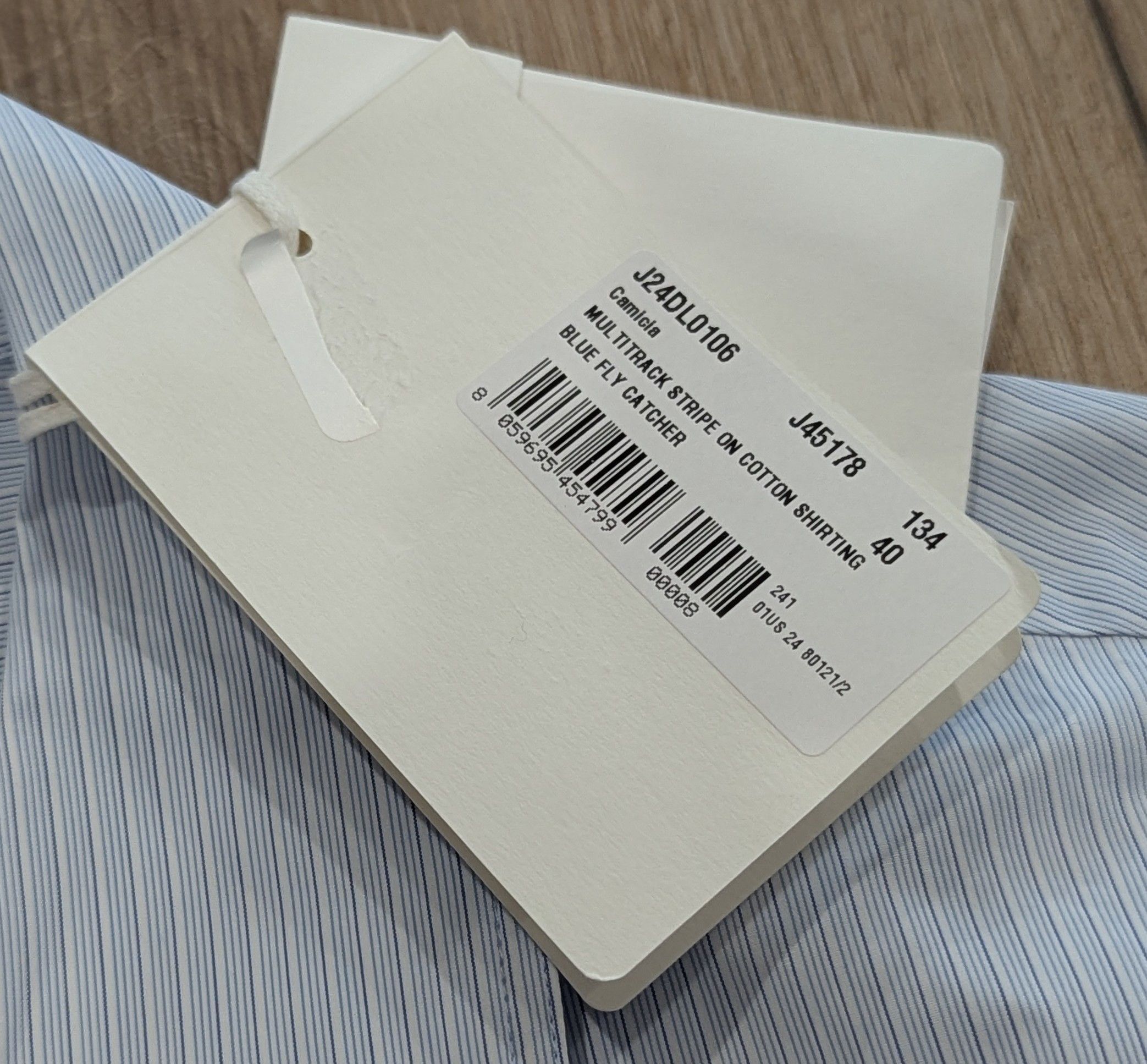 Jil Sander JIL SANDER Friday A.M Button Up Shirt Blue Fly 40 US Medium Size US M / EU 48-50 / 2 - 7 Thumbnail