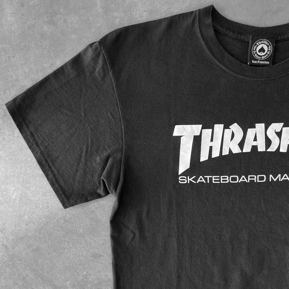 Thrasher black: VINTAGE TRASHER CLASSIC TEE Size US M / EU 48-50 / 2 - 3 Thumbnail