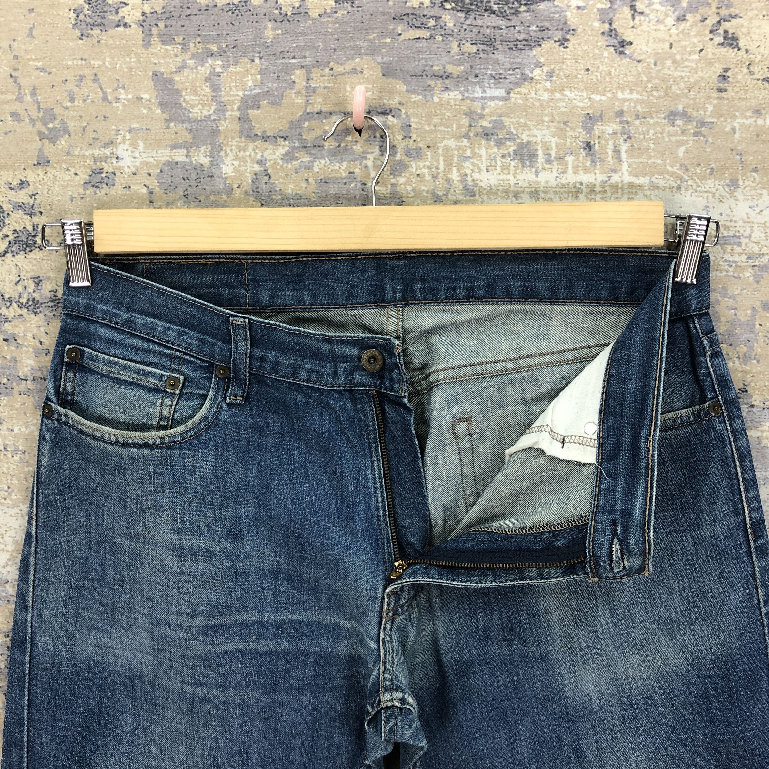Levi's Vintage Y2K Levis 514 Faded Jeans Levi's Stone Wash Denim Size US 35 - 6 Thumbnail