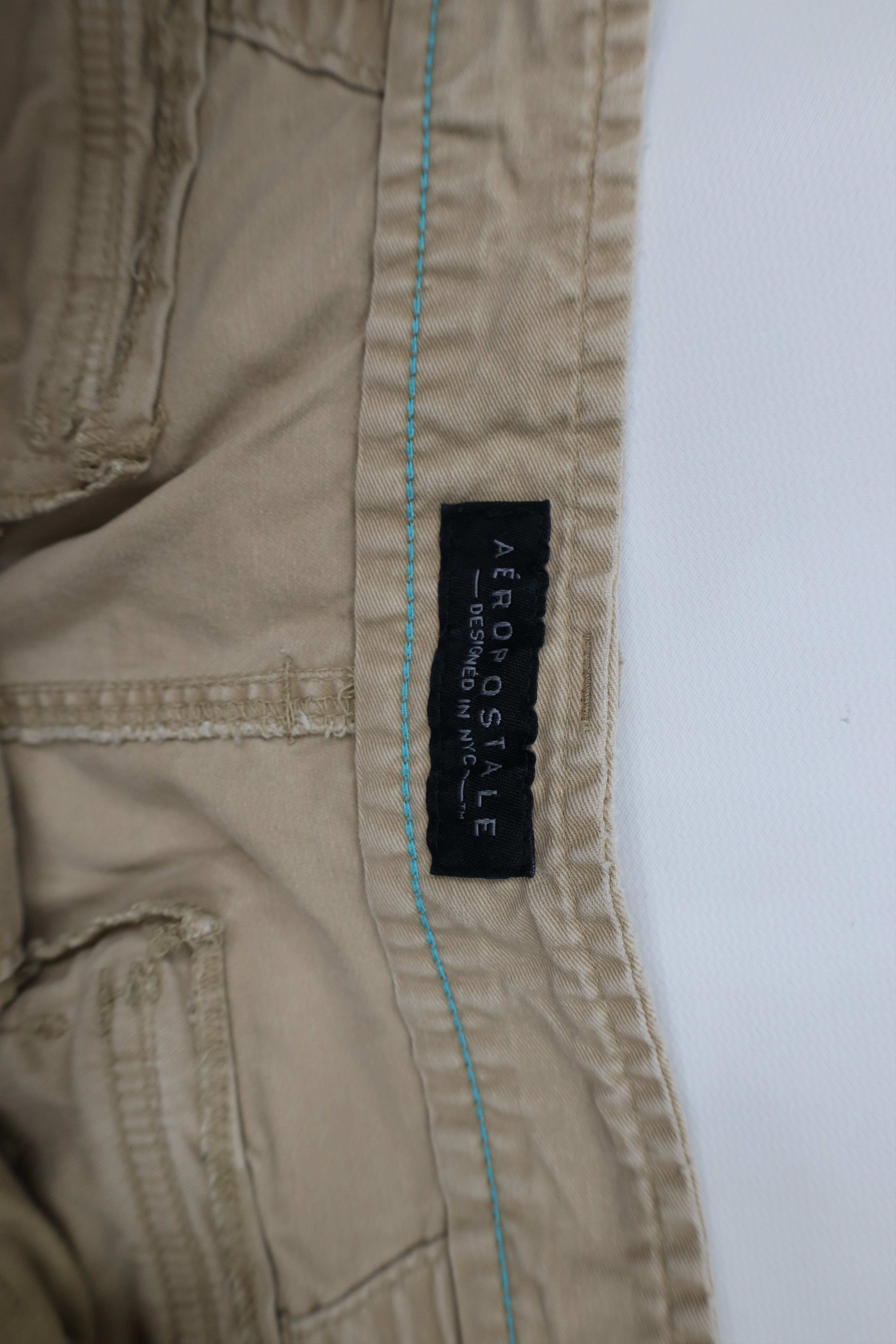 Aeropostale Vintage Y2K Aeropostale Surplus Cargo Shorts Beige Cotton Size US 34 / EU 50 - 8 Thumbnail