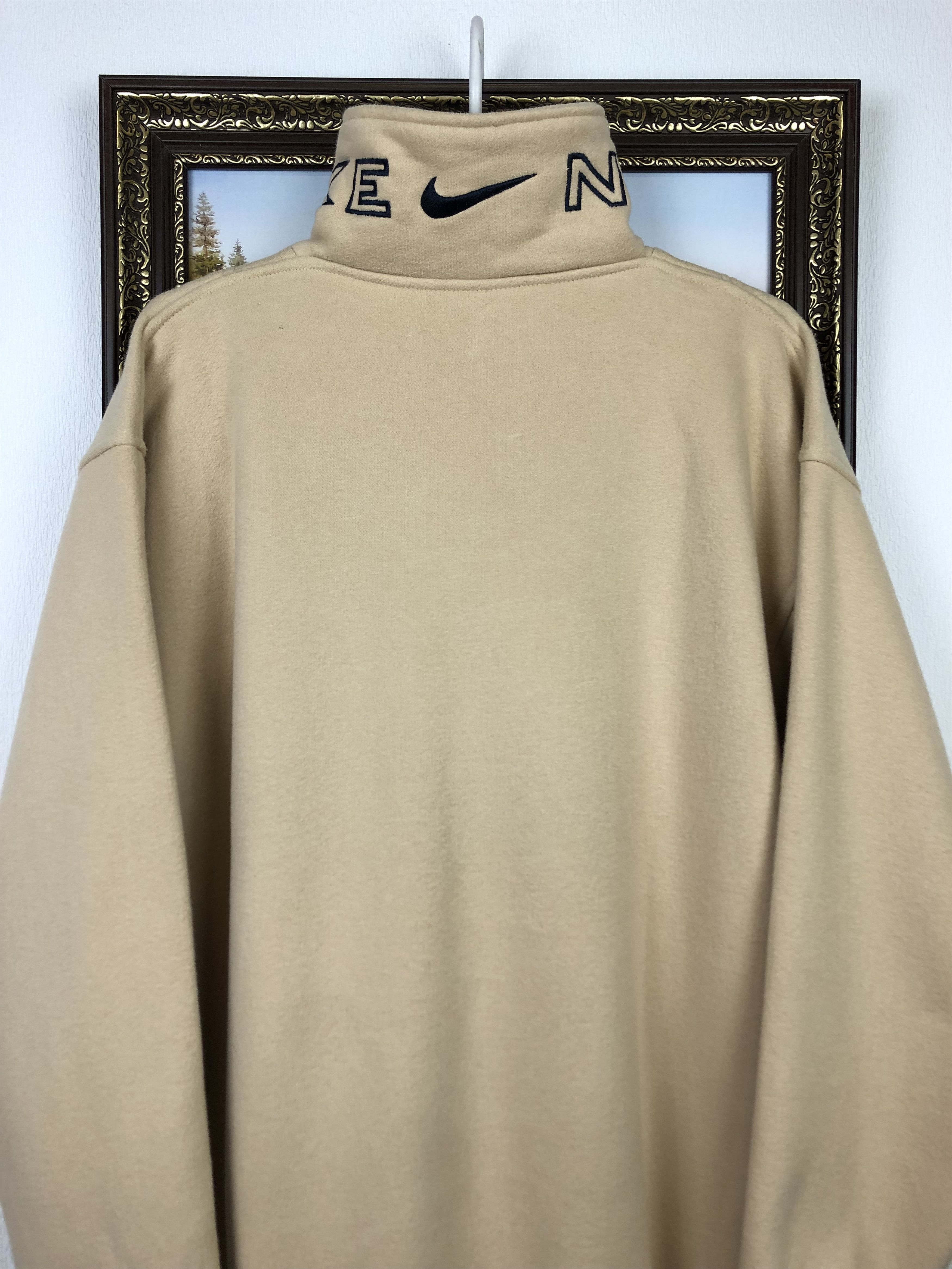 Nike Vintage Nike Sweatshirt Warm Big Swoosh Crewneck Mens Rare Size US XL / EU 56 / 4 - 7 Thumbnail