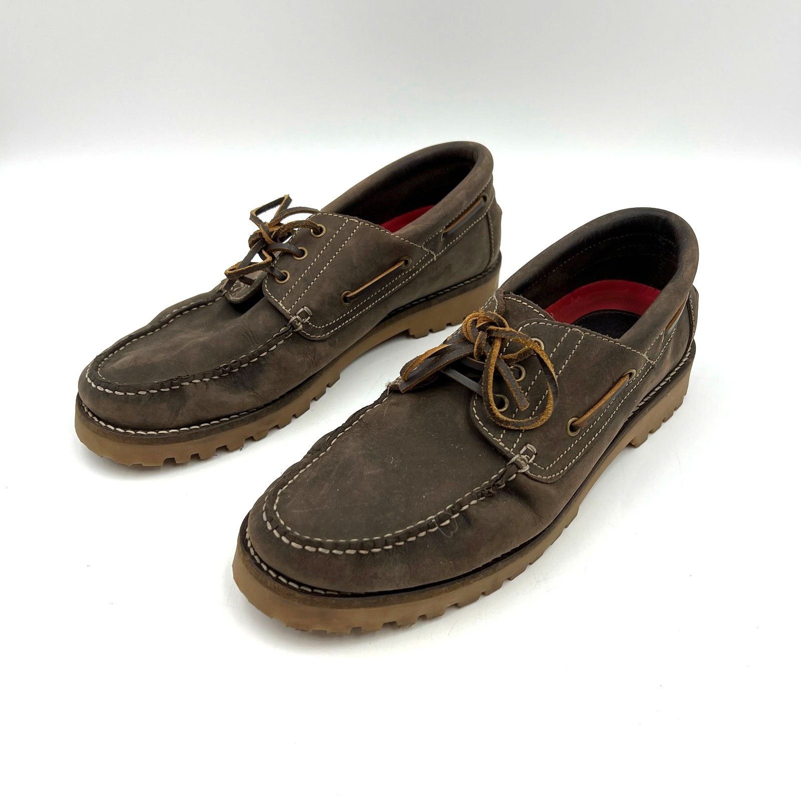 NEXT Next Direct 1982 Archive Nubuck Leather Loafers Brown Size US 10 / EU 43 - 7 Thumbnail