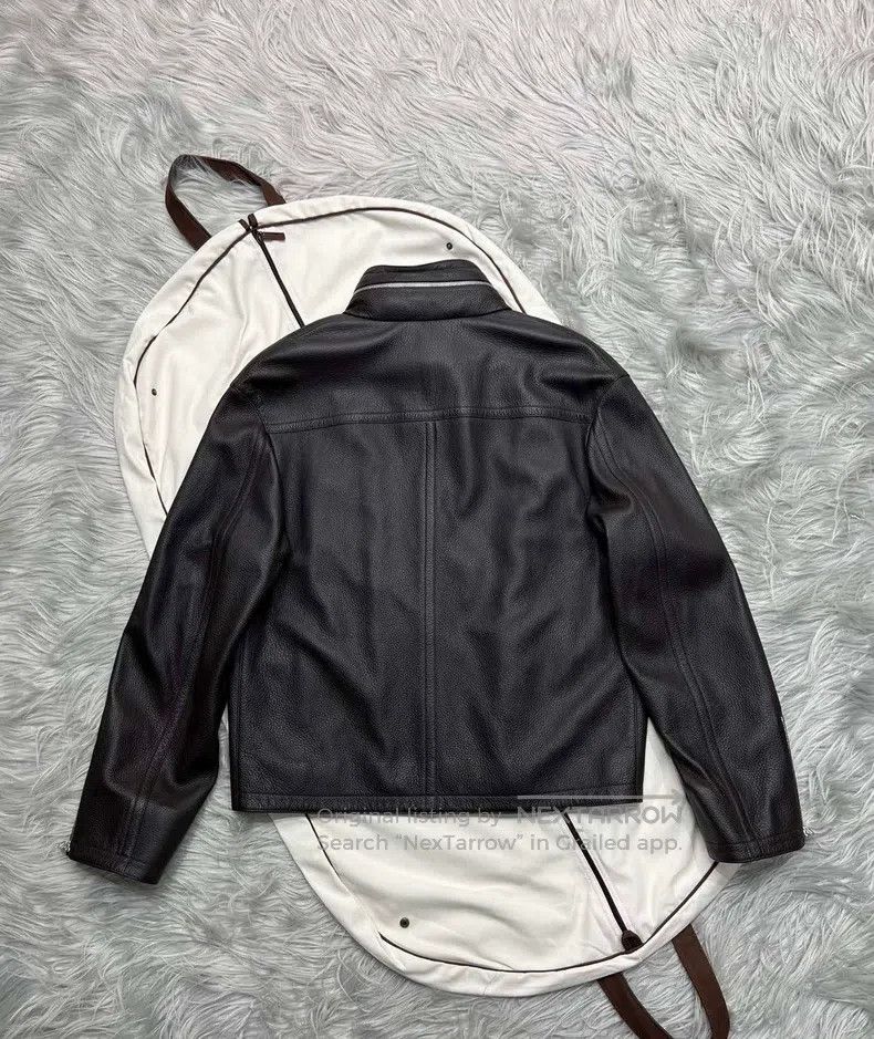 Hermes Hermes Poster Model Hunting Leather Jacket 100% Deer Leath Size US M / EU 48-50 / 2 - 8 Thumbnail