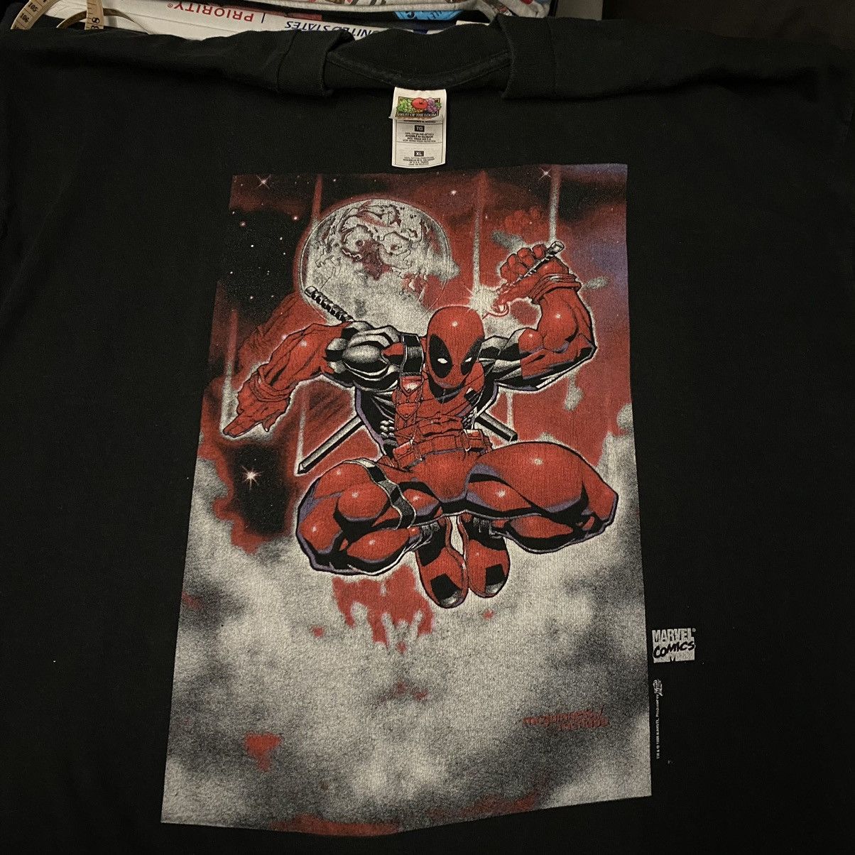 Marvel Comics × Vintage 1996 Deadpool Mcguinness and Mcnabb Marvel Comics Rare Size US XL / EU 56 / 4 - 1 Thumbnail