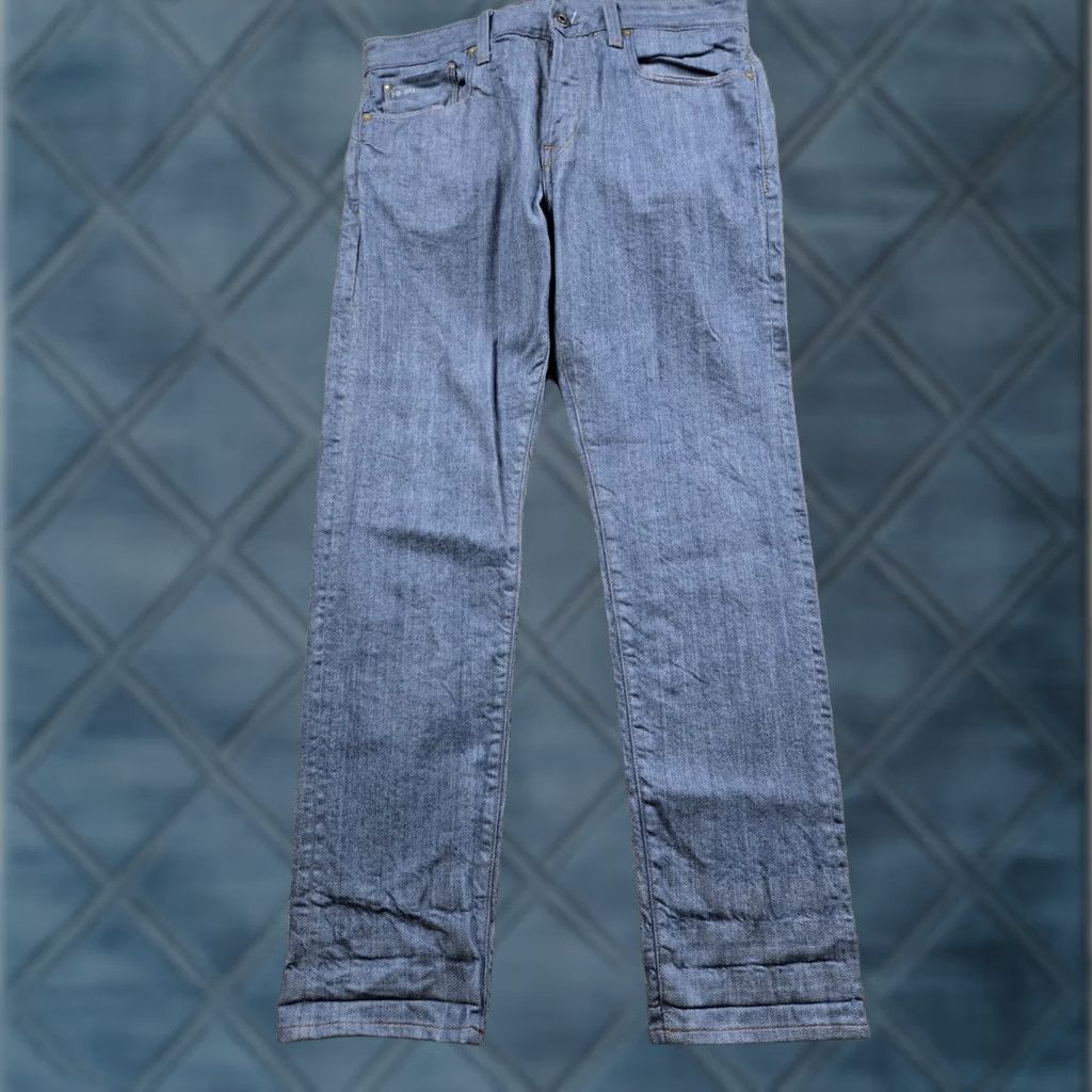 G-Star G Star Raw 3301 Jeans 31x30 Mens Blue Selvedge Medium Wash Denim Slim Fit 5-Pocket N/A Size US 31 - 1 Thumbnail