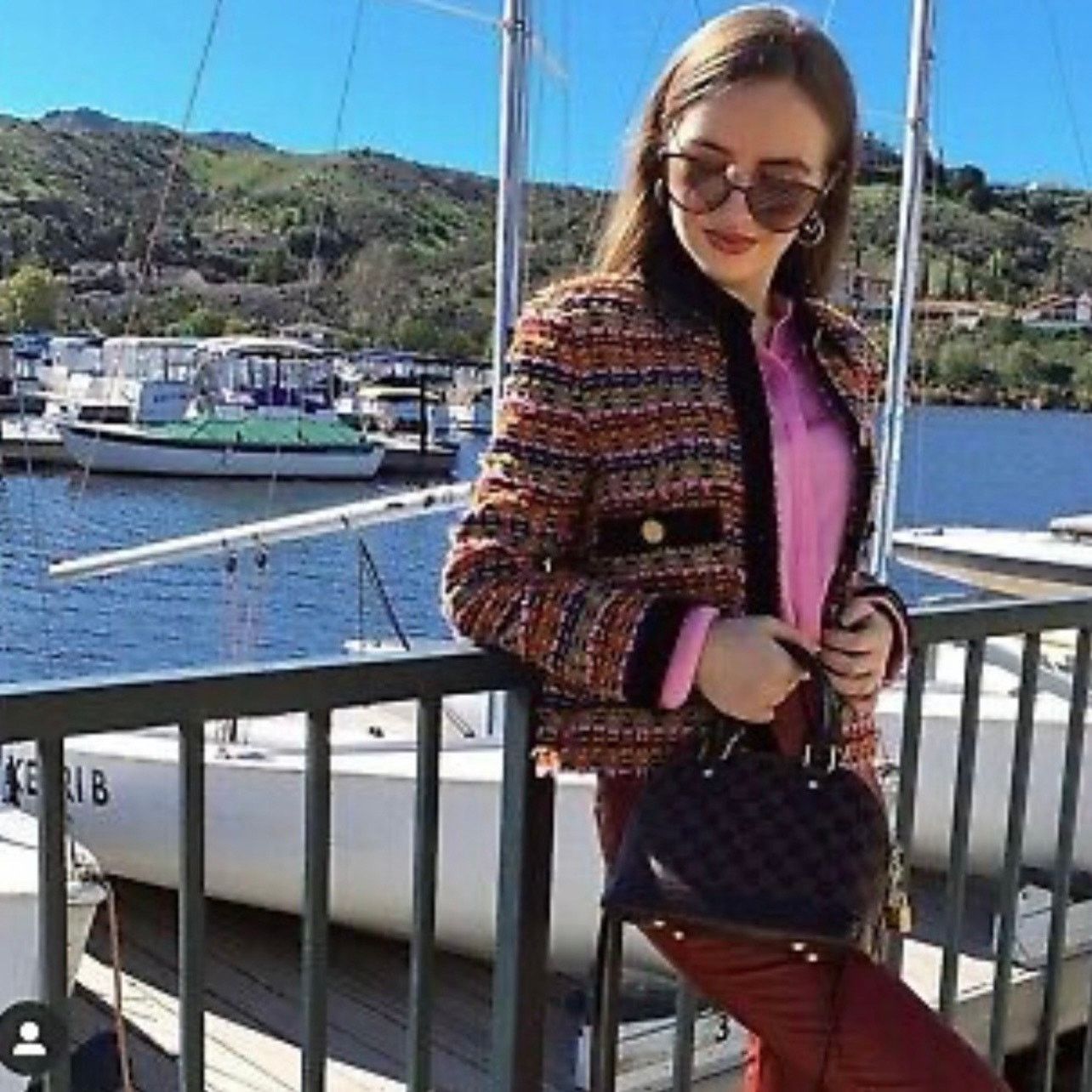 Zara Zara Rainbow New Tweed Cropped blazer jacket size L viscose Size L / US 10 / IT 46 - 8 Thumbnail