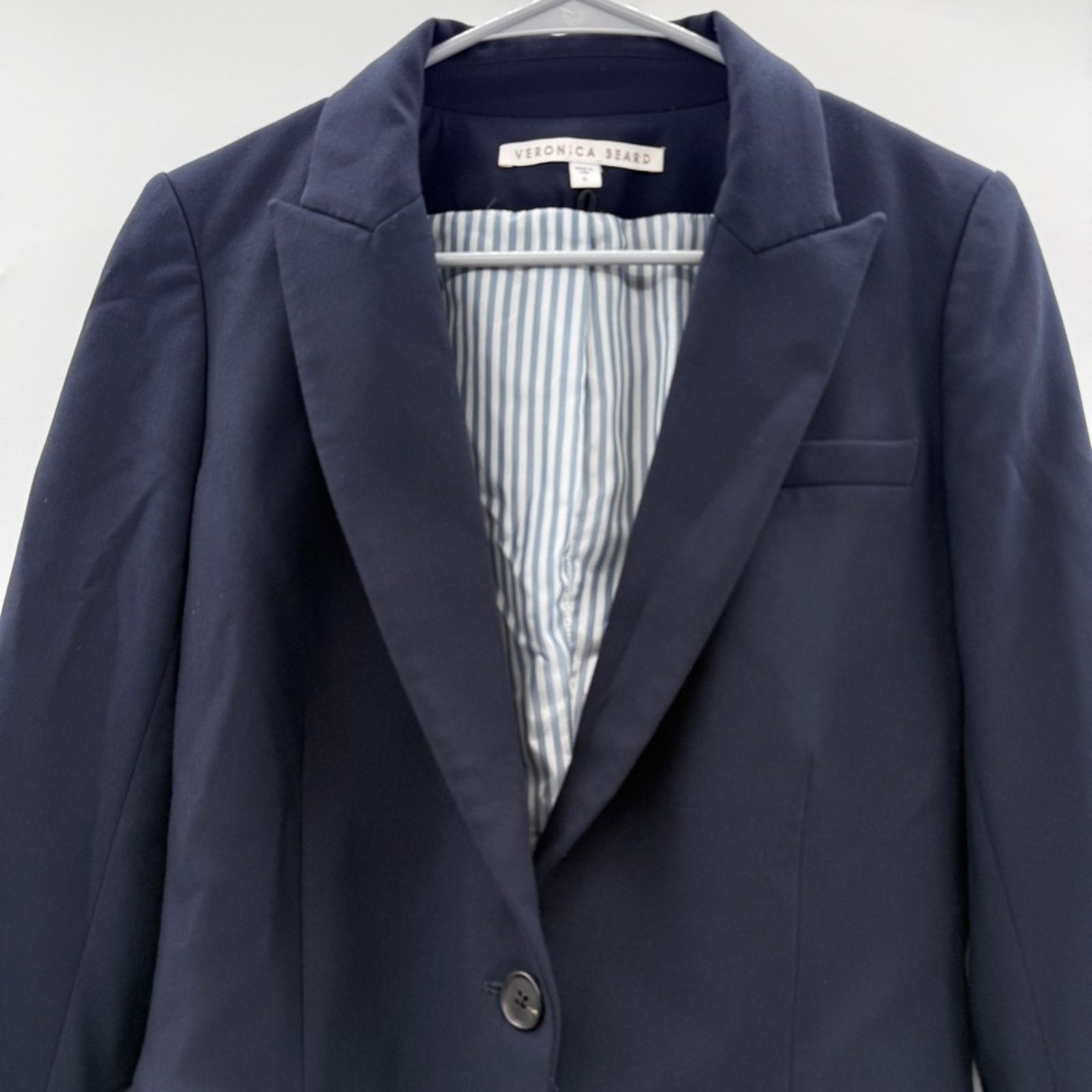 Veronica Beard Veronica Beard Classic Crepe Single Button Blazer Sz 0 Size XS / US 0-2 / IT 36-38 - 3 Thumbnail
