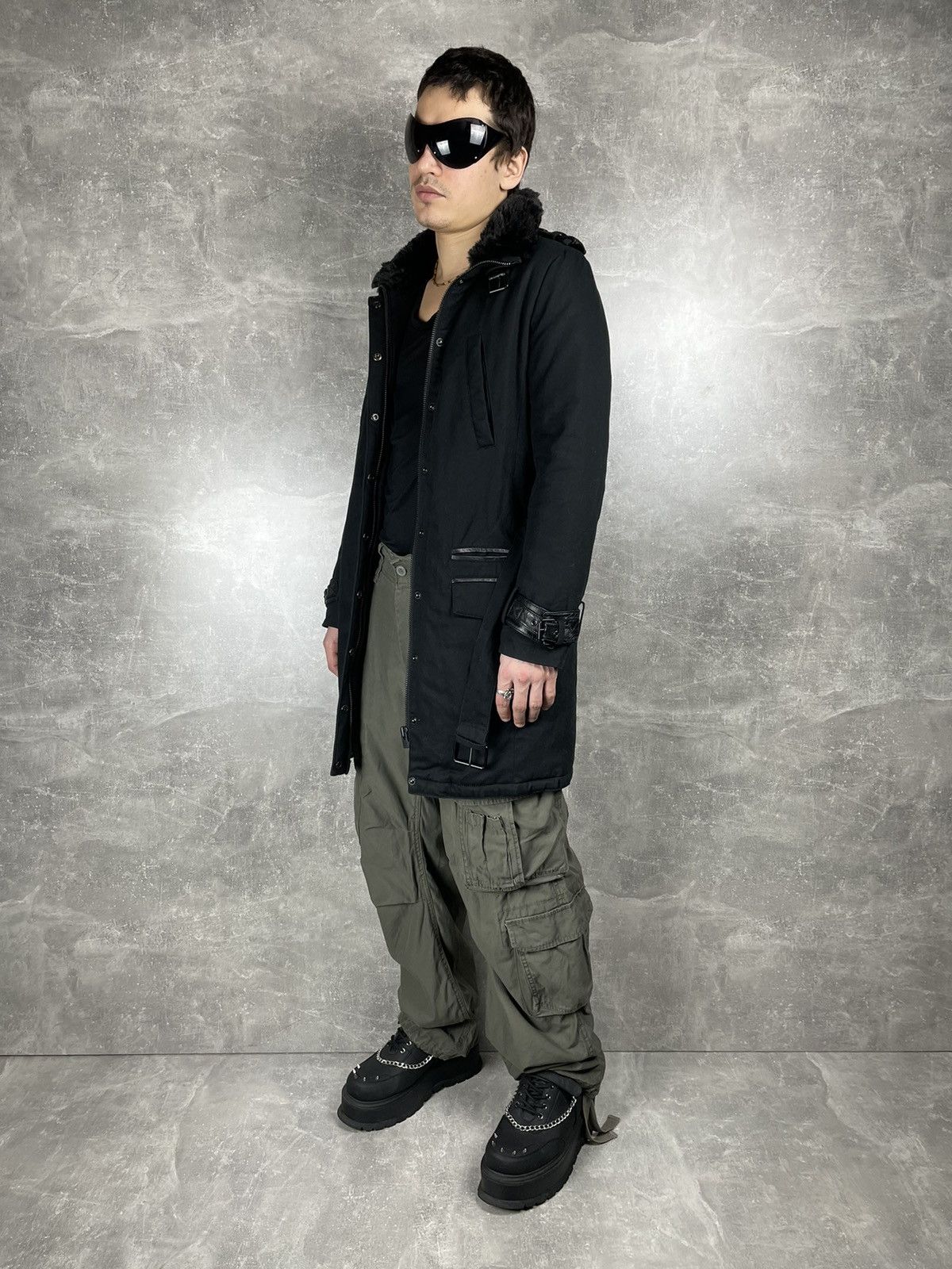 The Kooples The Kooples Fur Belted Opium Avant Garde Leather Zip Jacket Size US S / EU 44-46 / 1 - 2 Thumbnail
