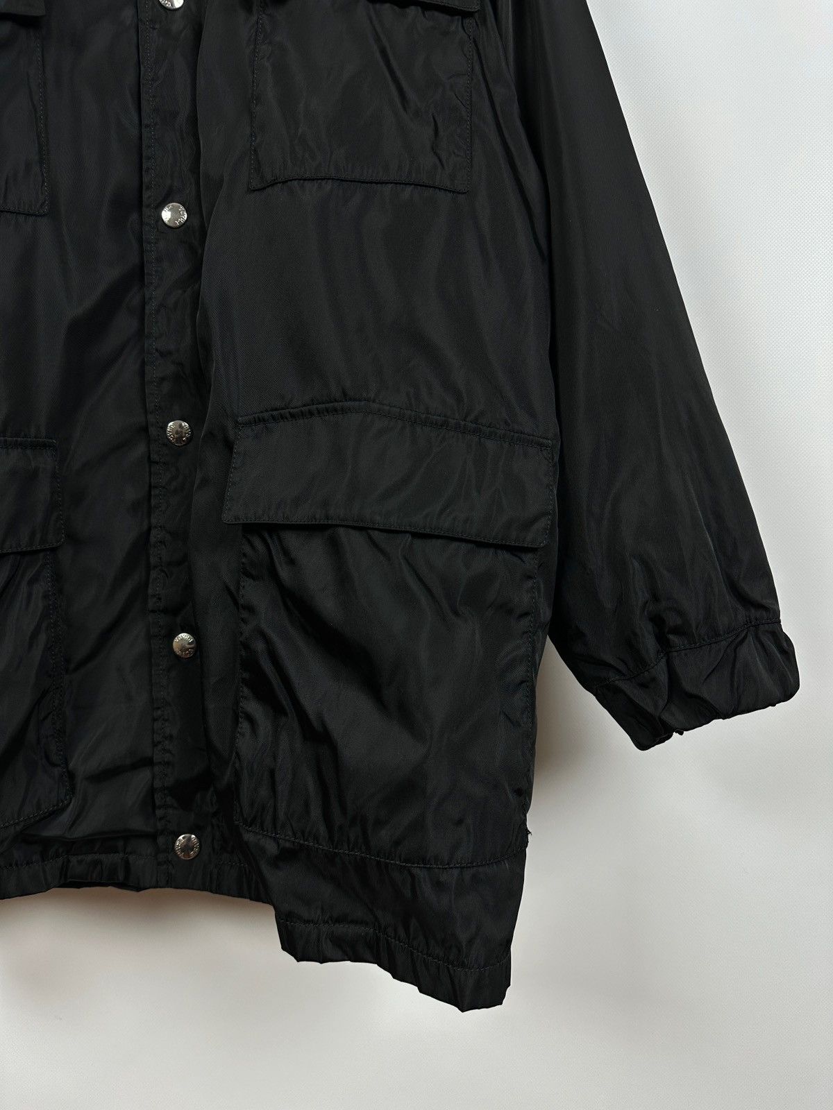 Prada Vintage Prada Nylon / Leather Jacket Coat + Lining Size US XL / EU 56 / 4 - 8 Thumbnail