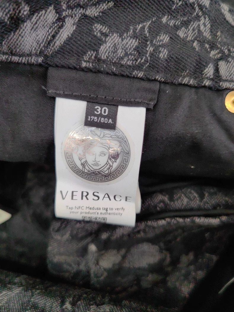 Versace Versace Baroque jacquard jeans Size US 31 - 6 Thumbnail
