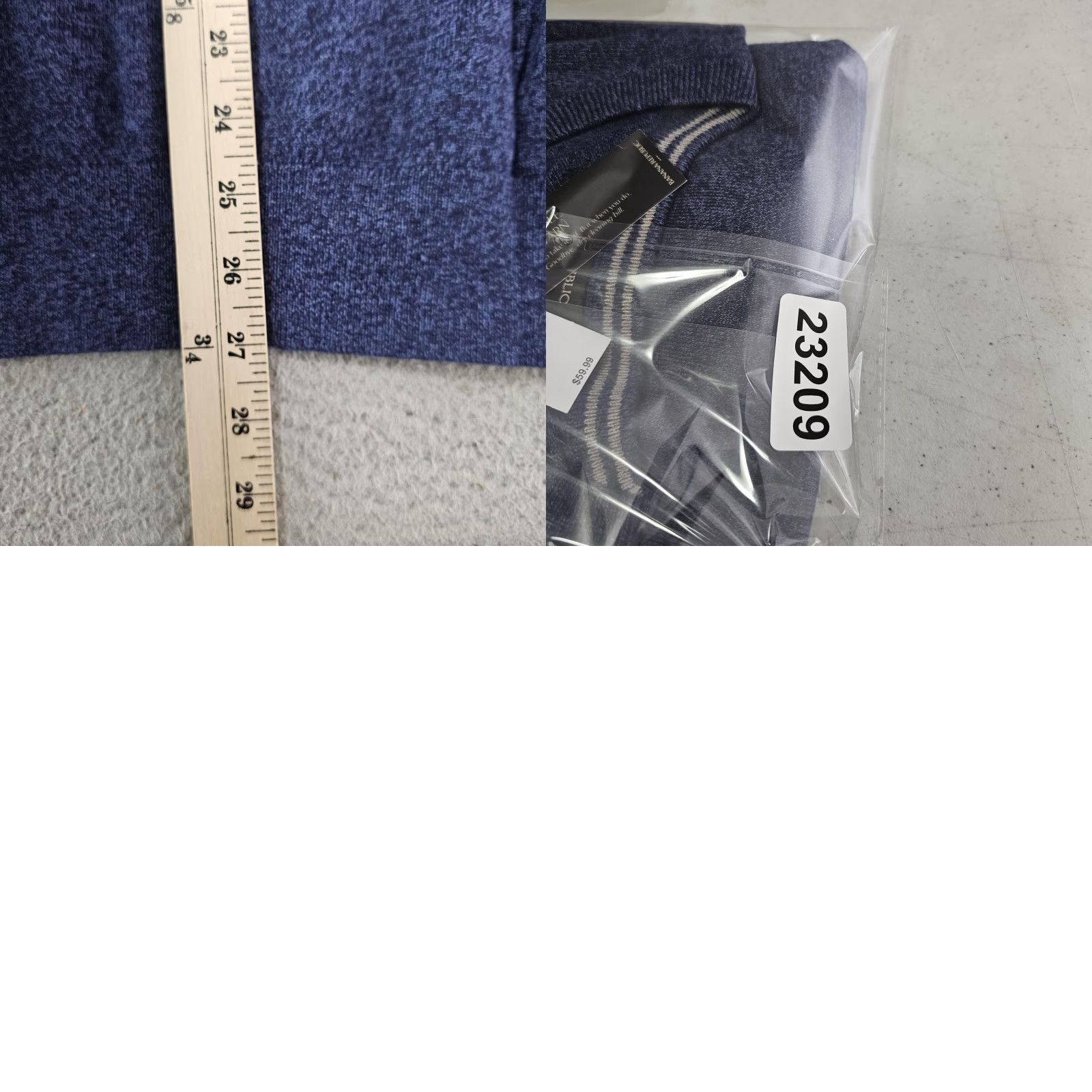 Banana Republic Banana Republic Sweater Mens XL Blue Premium Luxe Yarn Crewneck Cashmere Blend Size US XL / EU 56 / 4 - 8 Thumbnail