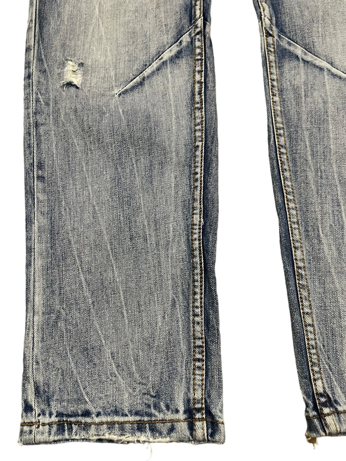 14th Addiction Vintage Japanese Brand Blue Wash Distressed Style Jeans Size US 34 / EU 50 - 5 Thumbnail