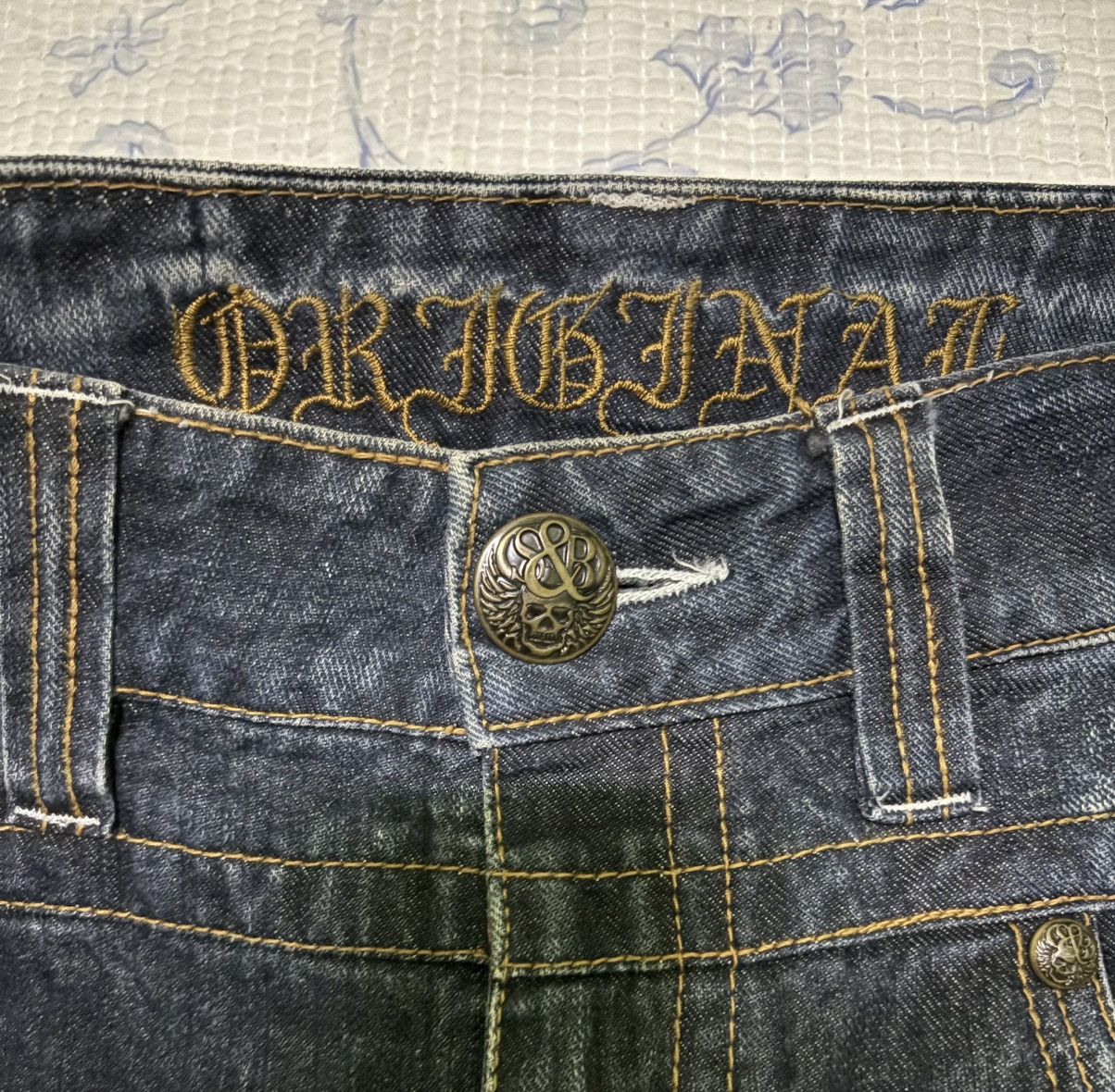 Japanese Brand Japanese Original Jeans Streetwear Flared Distressed Denim Size US 31 - 16 Thumbnail