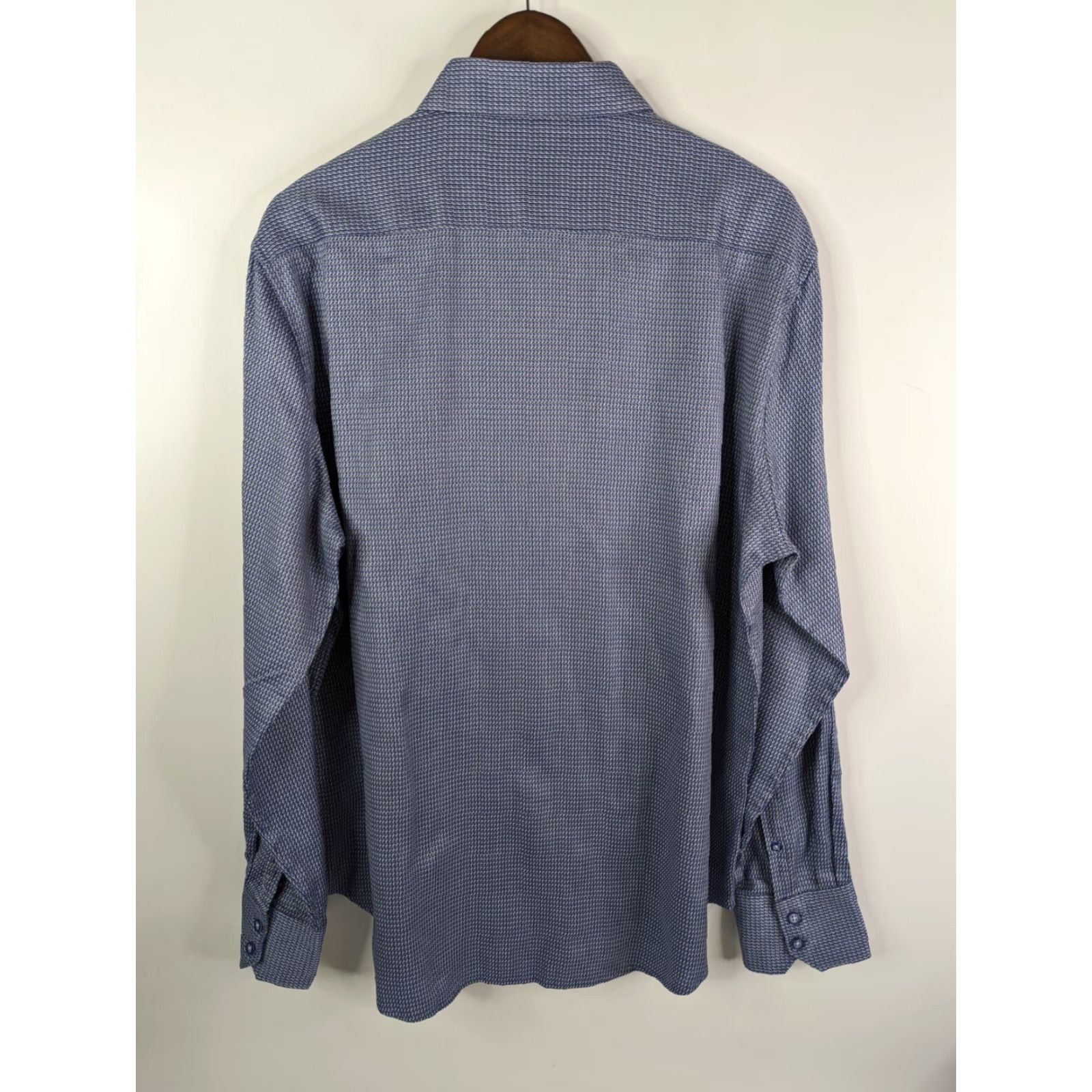 Robert Graham Robert Graham Shirt Button-Up Long Sleeve Paisley Purple Blue Men's XL Size US XL / EU 56 / 4 - 5 Thumbnail