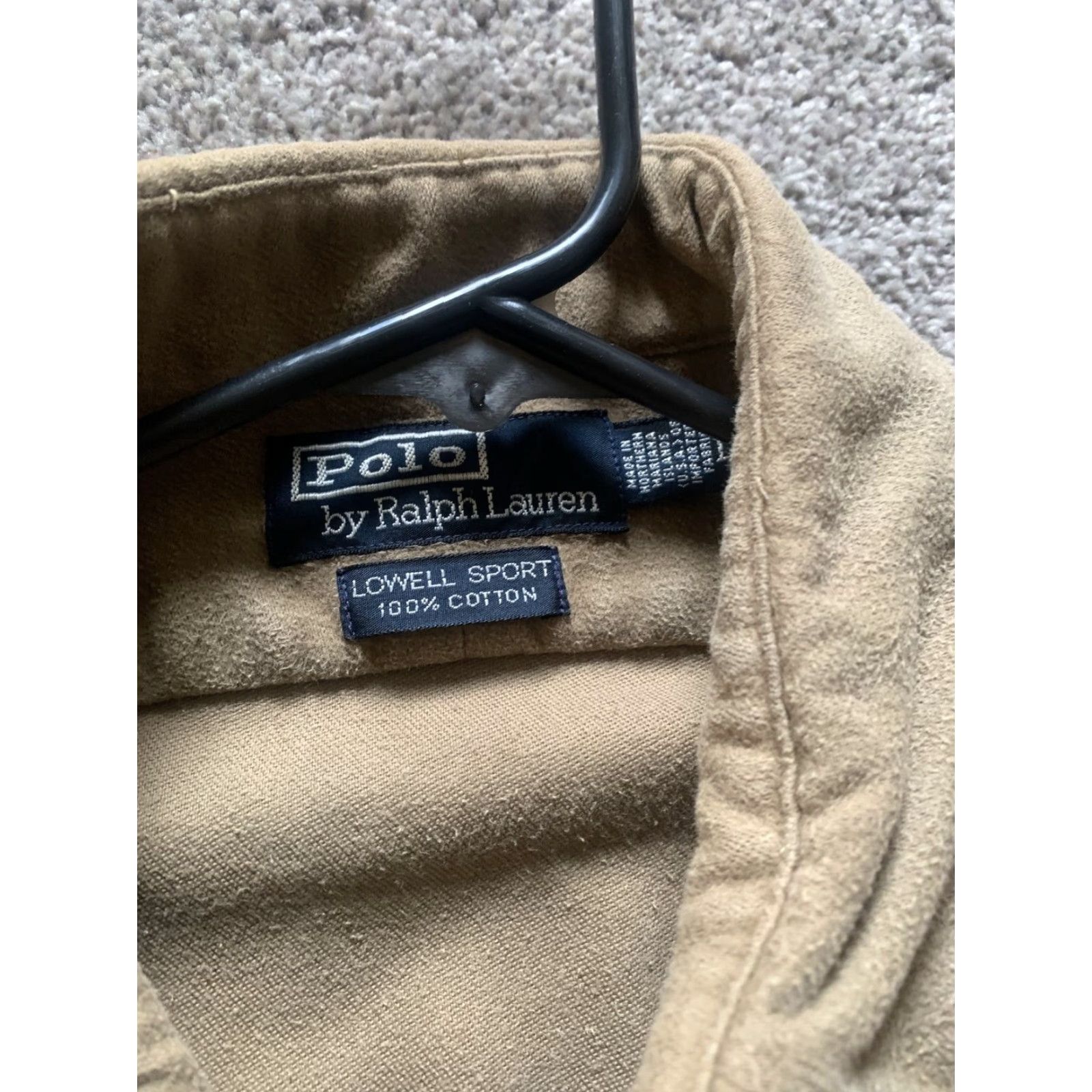 Ralph Lauren VINTAGE Ralph Lauren Polo Jacket Mens L Brown 100% Cotton Khaki/light brown Zipper RN 41381 Size US L / EU 52-54 / 3 - 3 Thumbnail