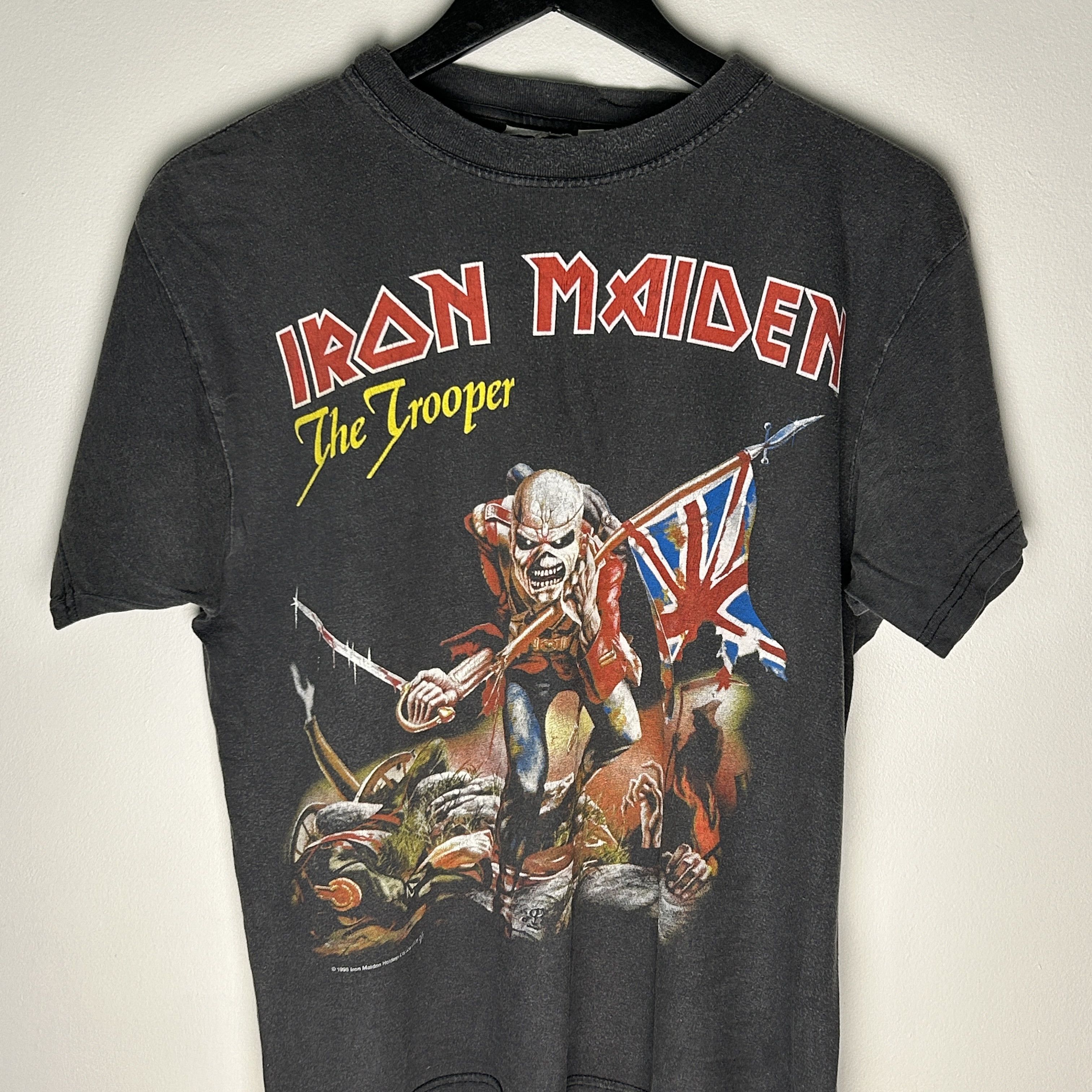 Band Tees Vintage Iron Maiden The Trooper 1998 Band T-shirt Size US M / EU 48-50 / 2 - 3 Thumbnail