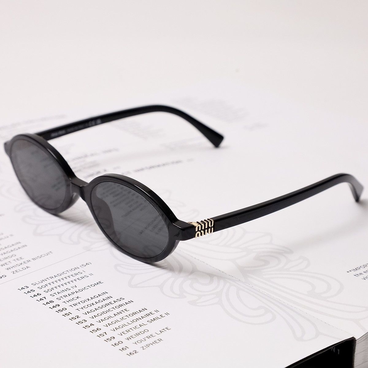 Miu Miu MIU MIU 0MU 04ZS SUNGLASSES Size ONE SIZE - 2 Thumbnail