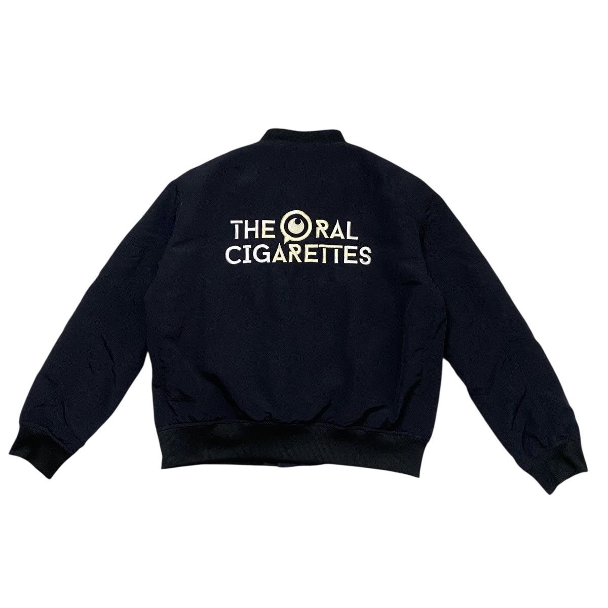 Japanese Brand THE ORAL CIGARETTES MA-1 Jacket Black Japan Rock Banc Size US L / EU 52-54 / 3 - 2 Thumbnail