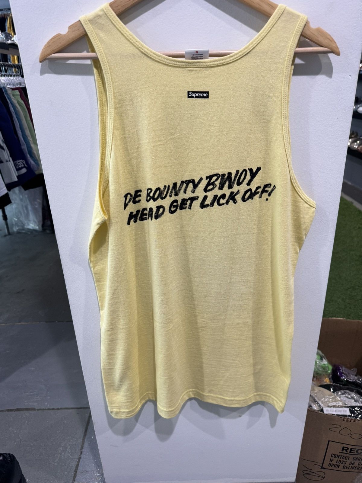 Supreme Supreme Bounty Hunter Tank Top Yellow Size US M / EU 48-50 / 2 - 3 Thumbnail