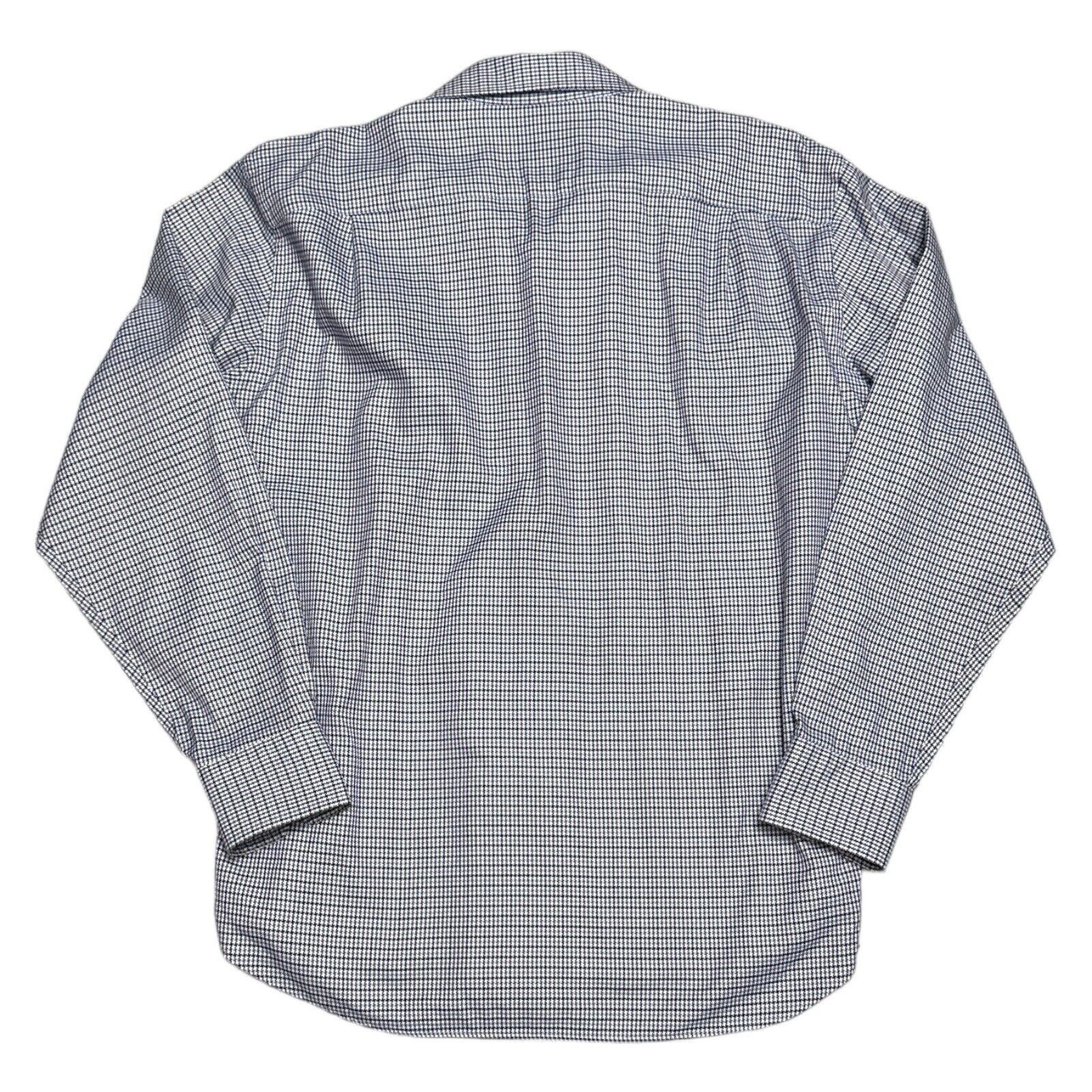 David Donahue DAVID DONAHUE Luxury Non Iron Trim Fit Business Dress Shirt Size US L / EU 52-54 / 3 - 6 Thumbnail