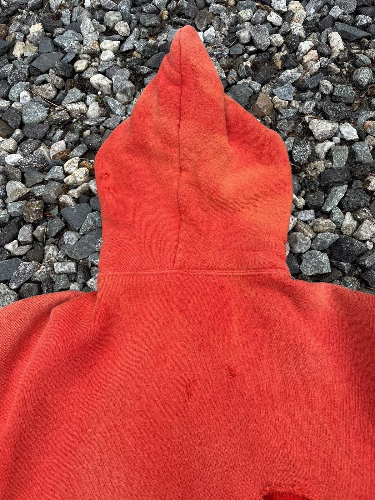Vintage Vintage 50s 60s Faded Red Zip Up Hoodie Sweatshirt Size US M / EU 48-50 / 2 - 6 Thumbnail